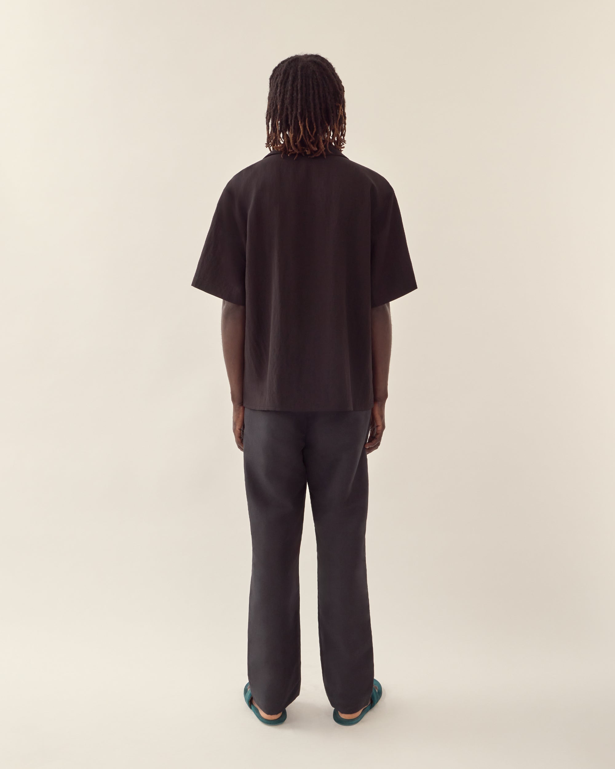 Shell Embroidered Oversized Shirt