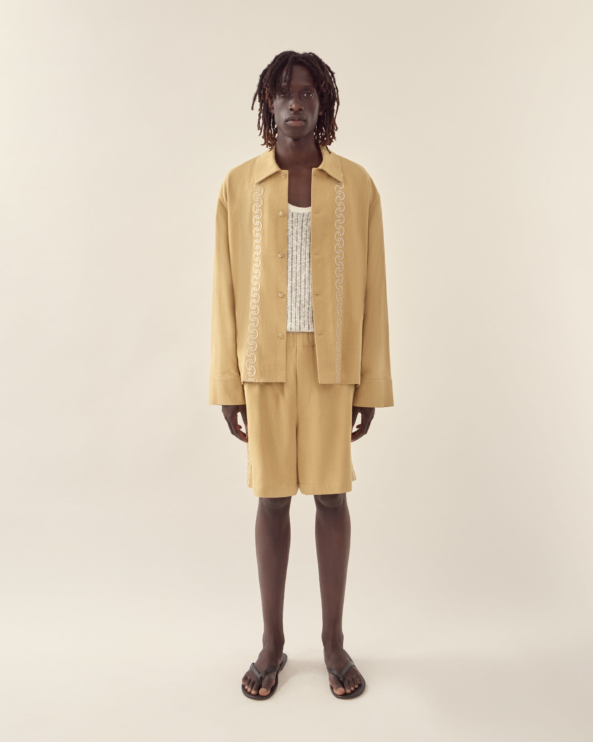 Embroidered Resort Jacket