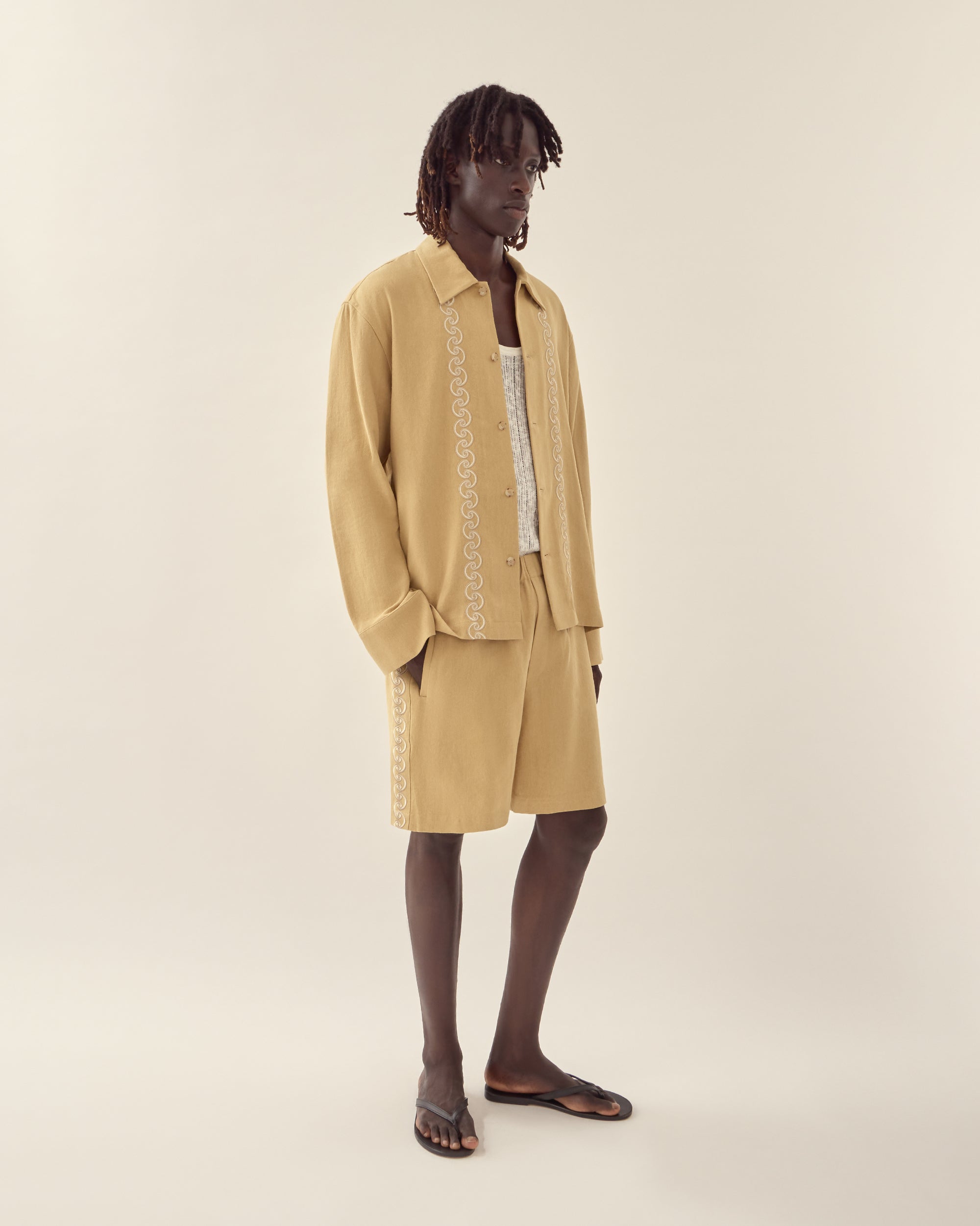 Embroidered Resort Jacket