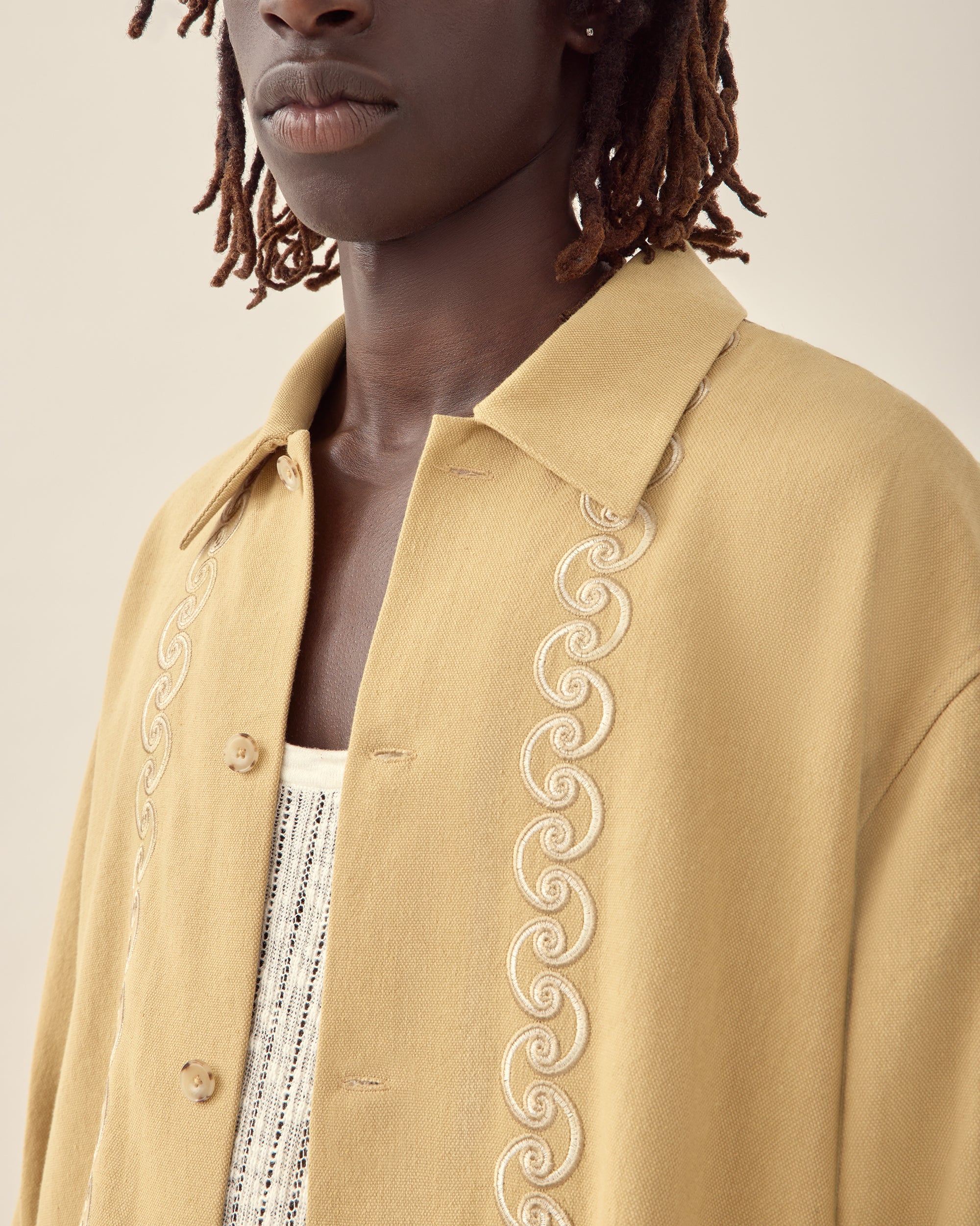 Embroidered Resort Jacket