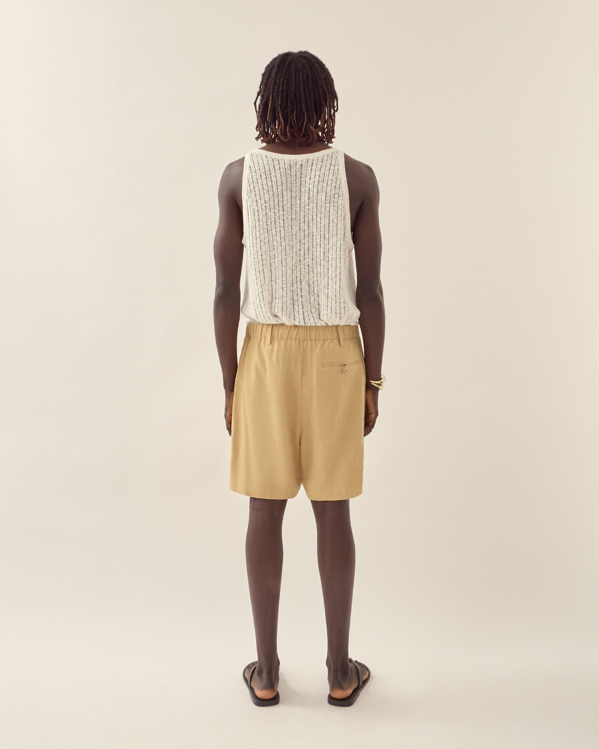 Embroidered Resort Short