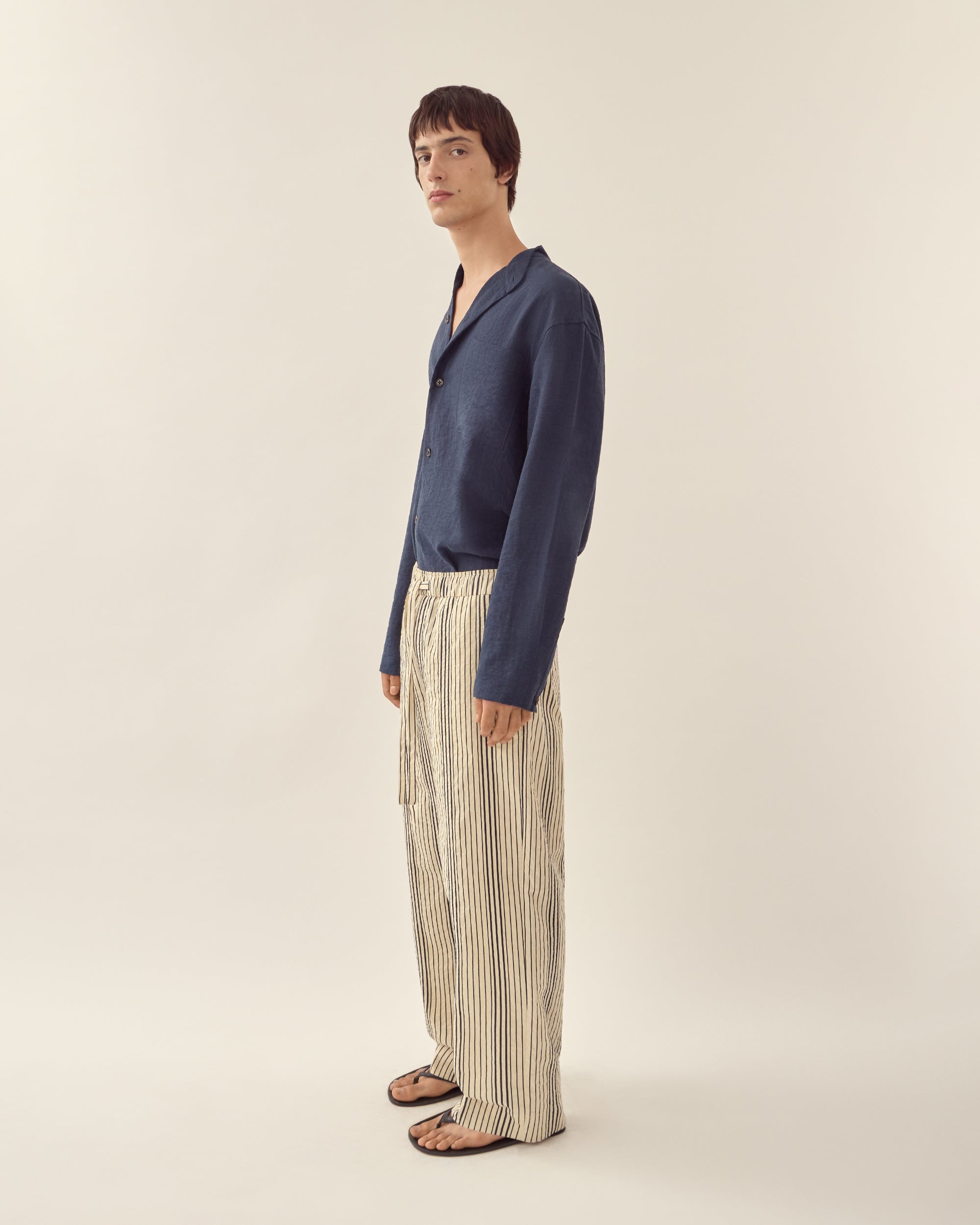 Stand Collar Long Sleeve Shirt