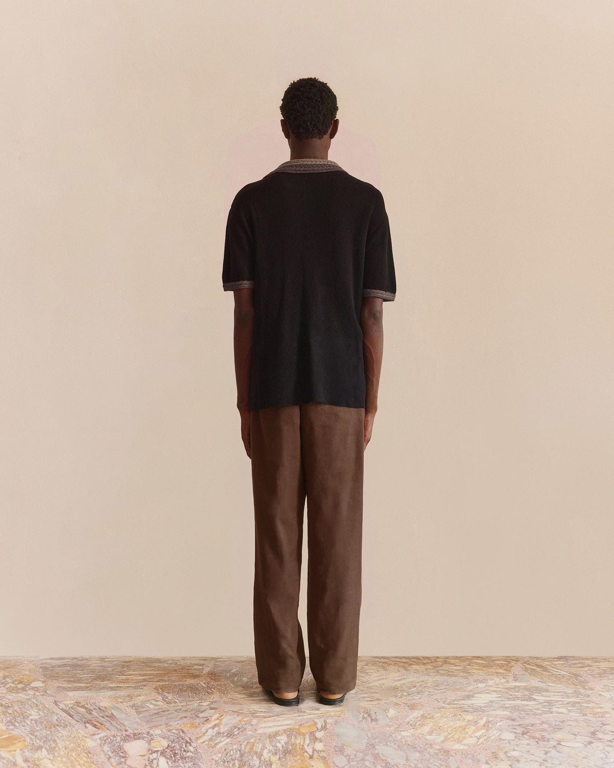 Tailored Trousers Chocolate - COMMAS