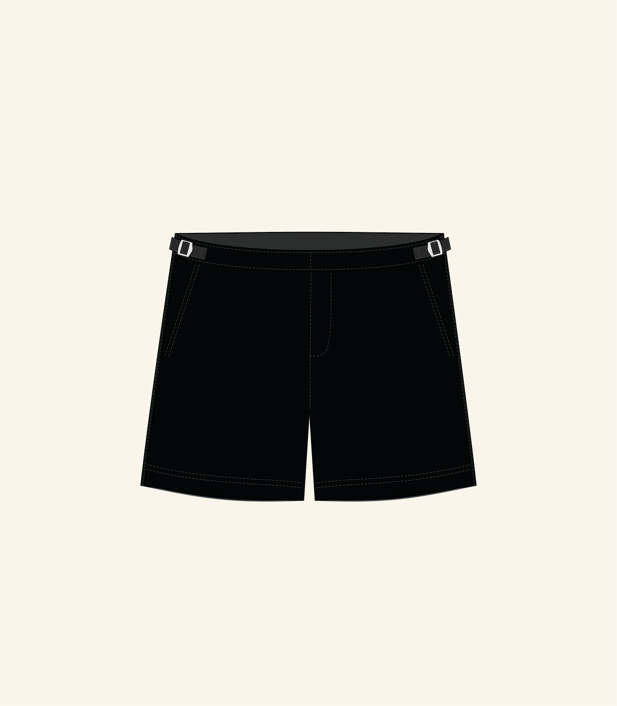 Tailored Swim Short Black - COMMAS