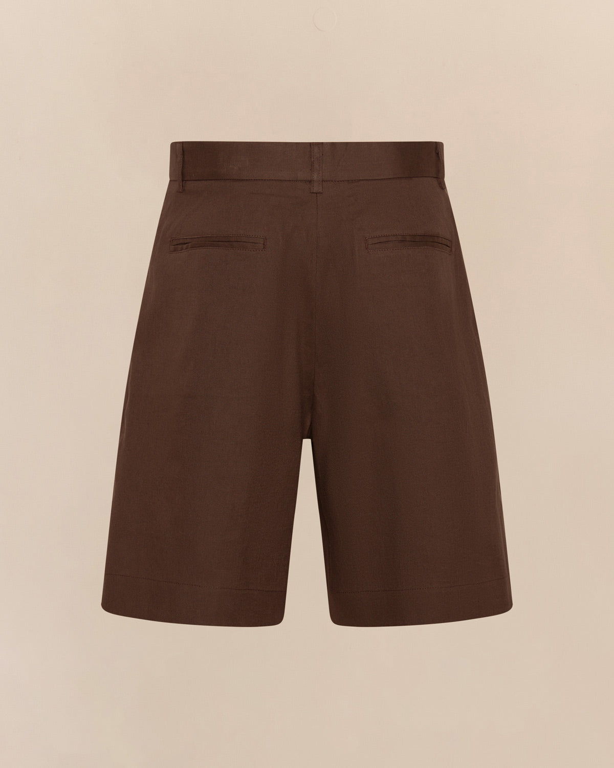 Classic Tailored Shorts Chocolate - COMMAS