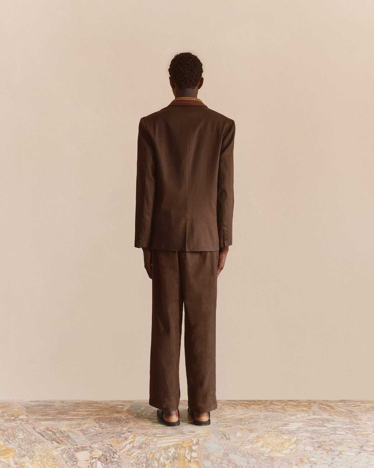 Tailored Trousers Chocolate - COMMAS