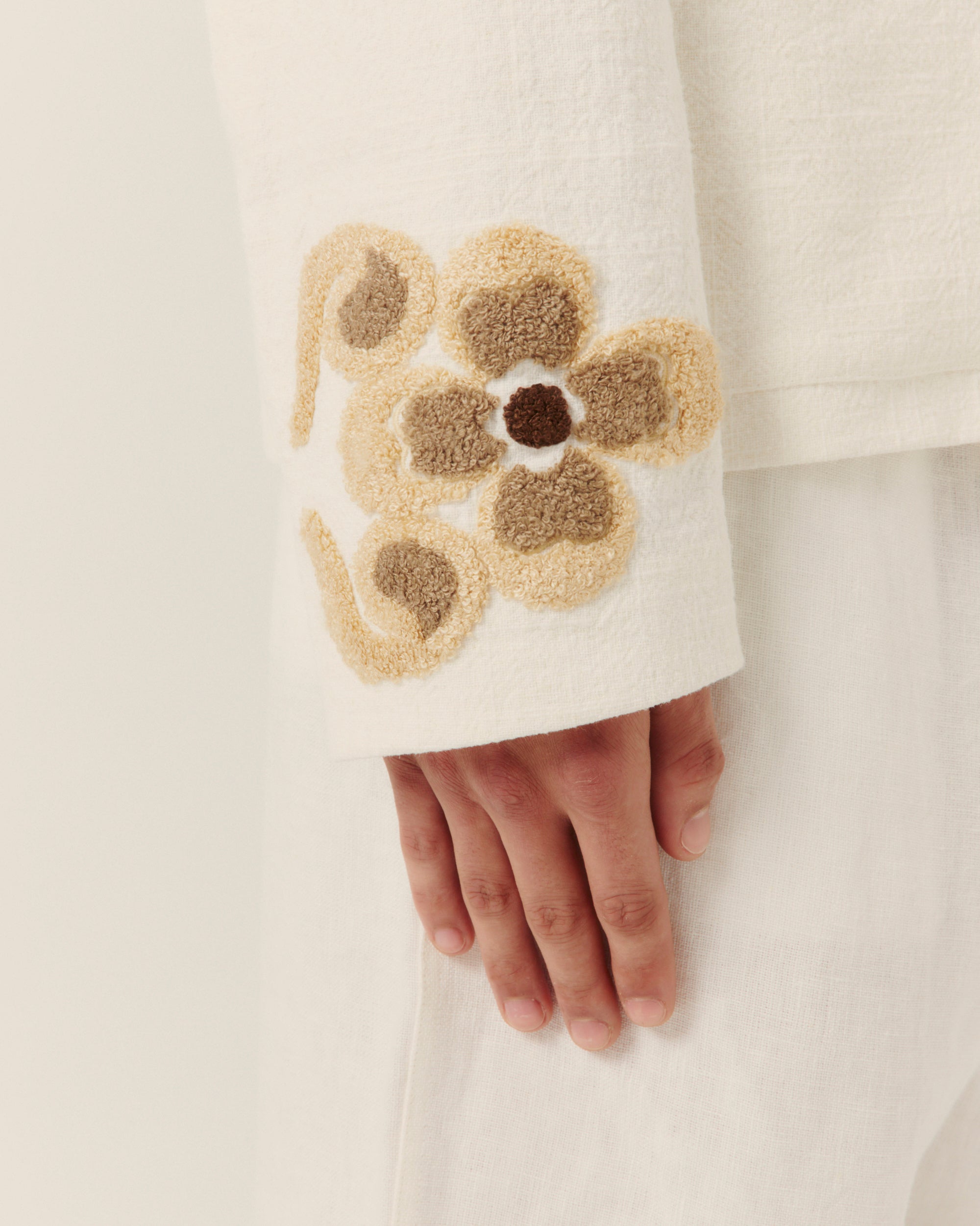 Floral Boucle Embroidered Jacket