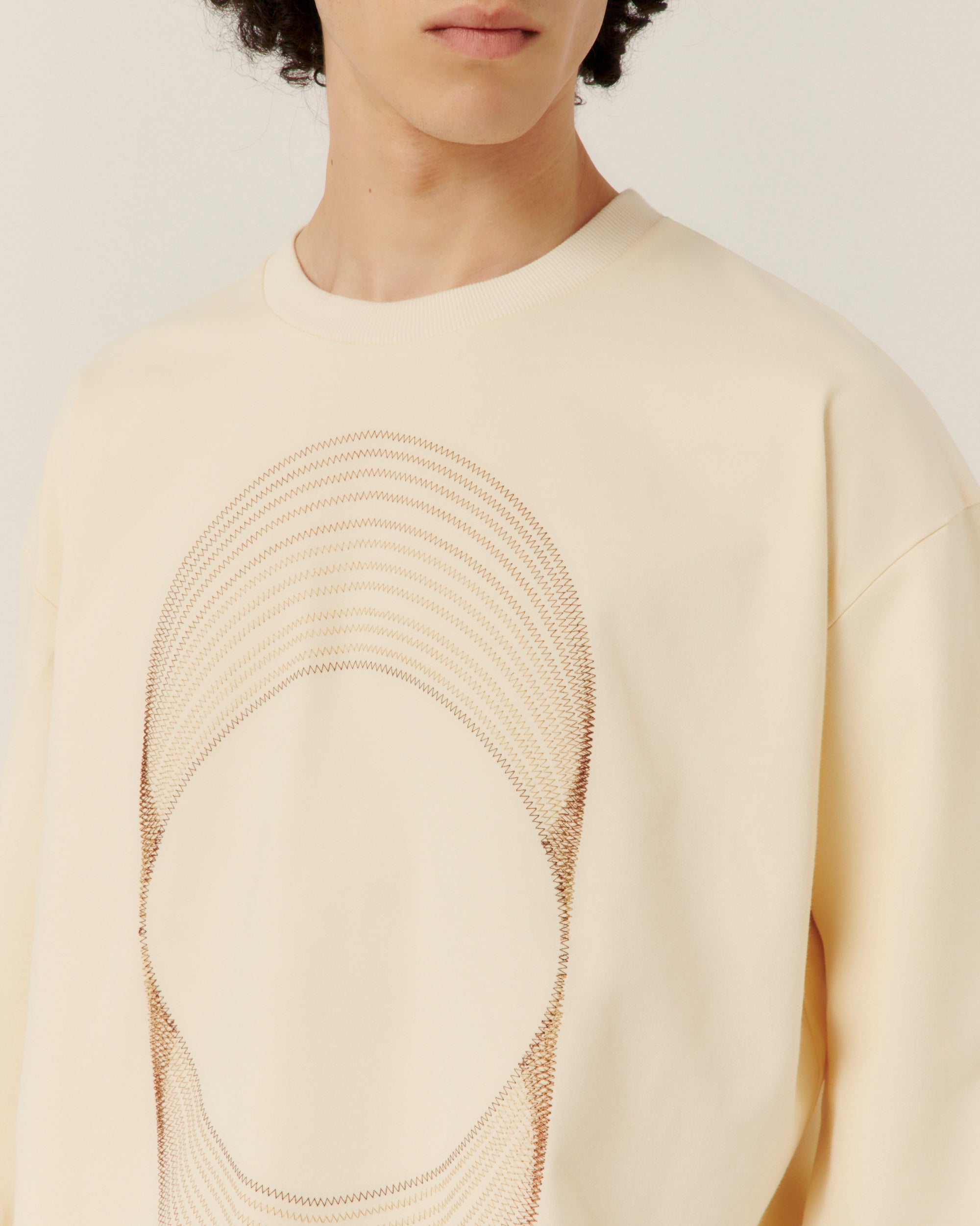 Sunwaves Embroidered Crewneck