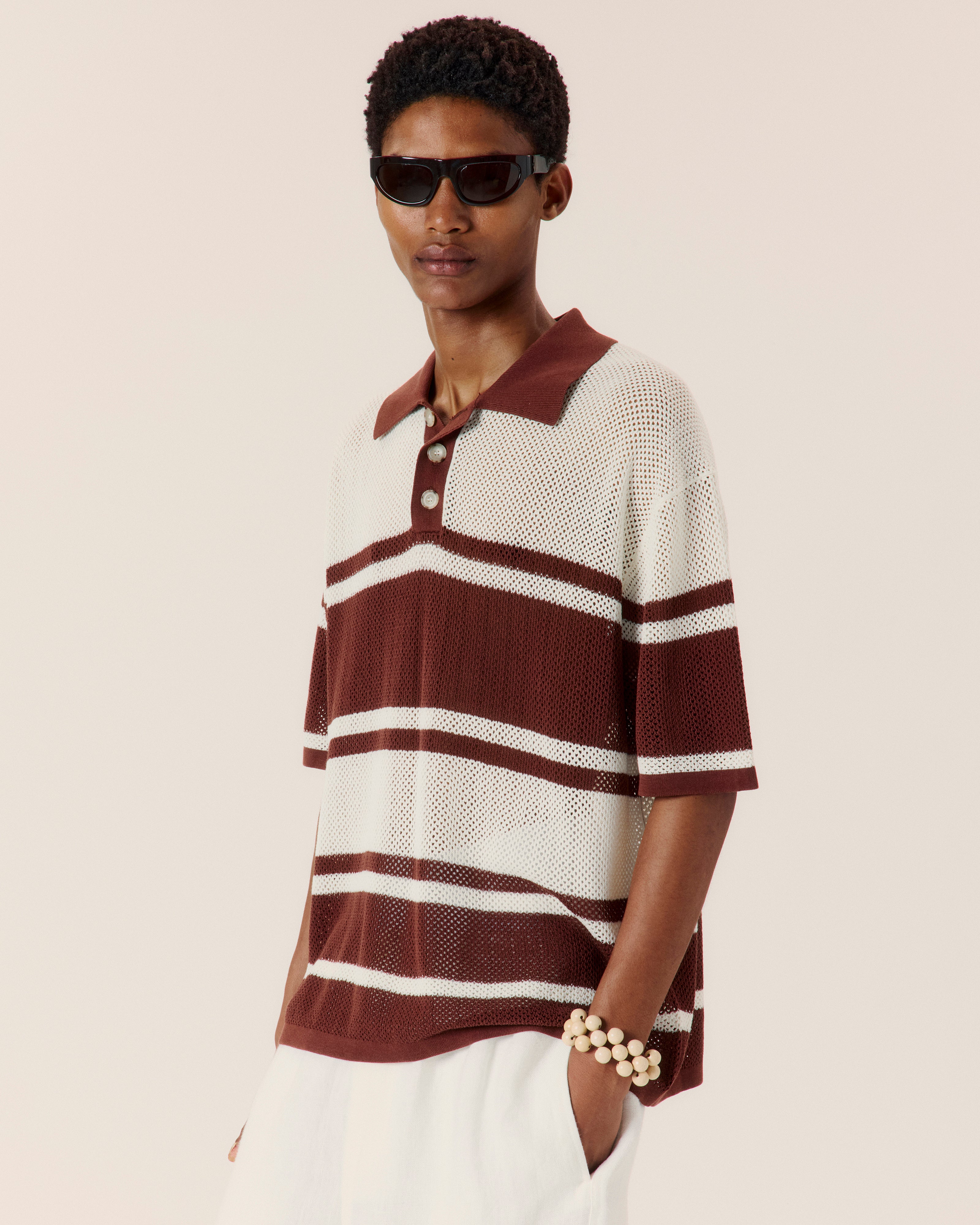 Open Weave Polo - COMMAS