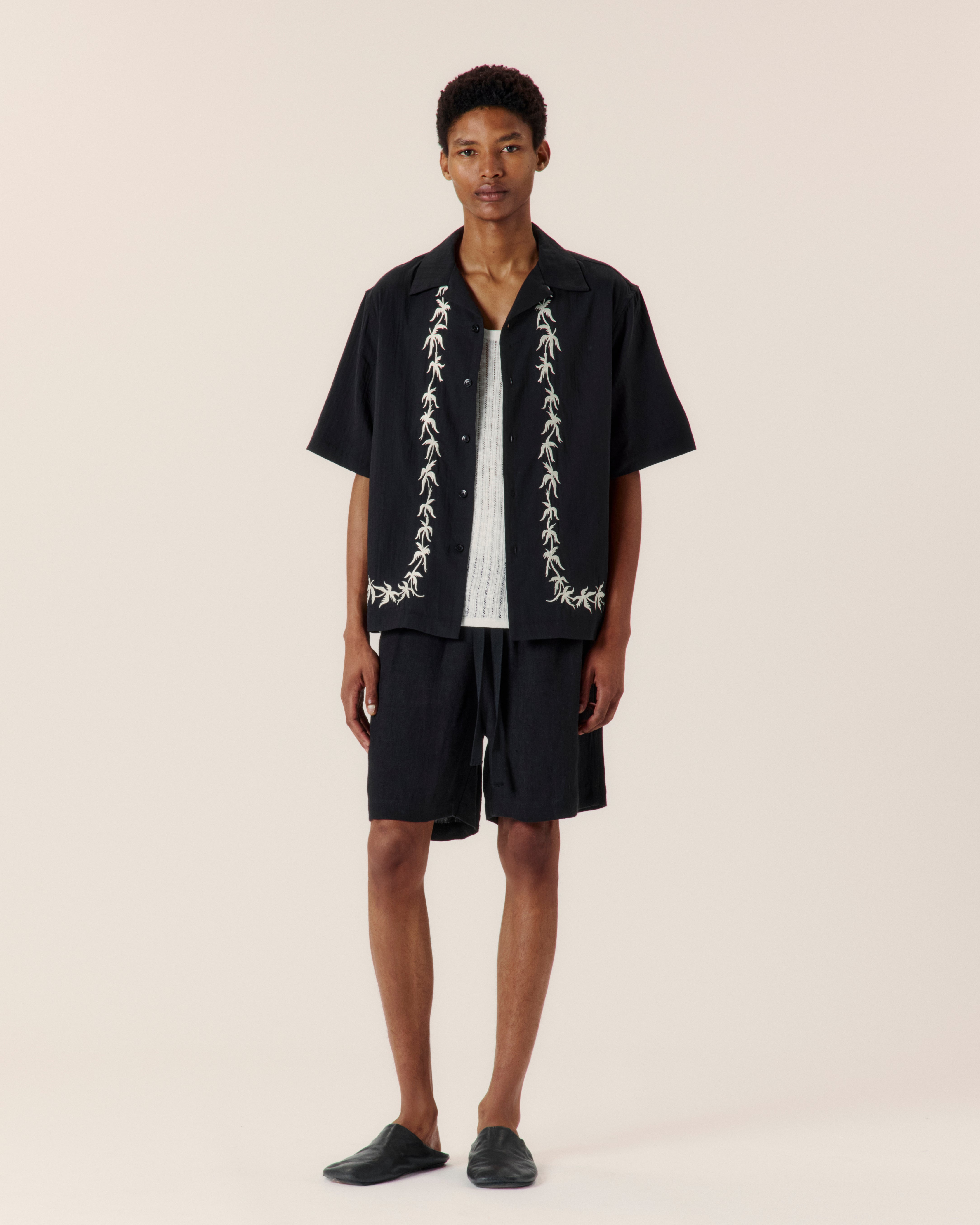 Linen Lounge Shorts - COMMAS