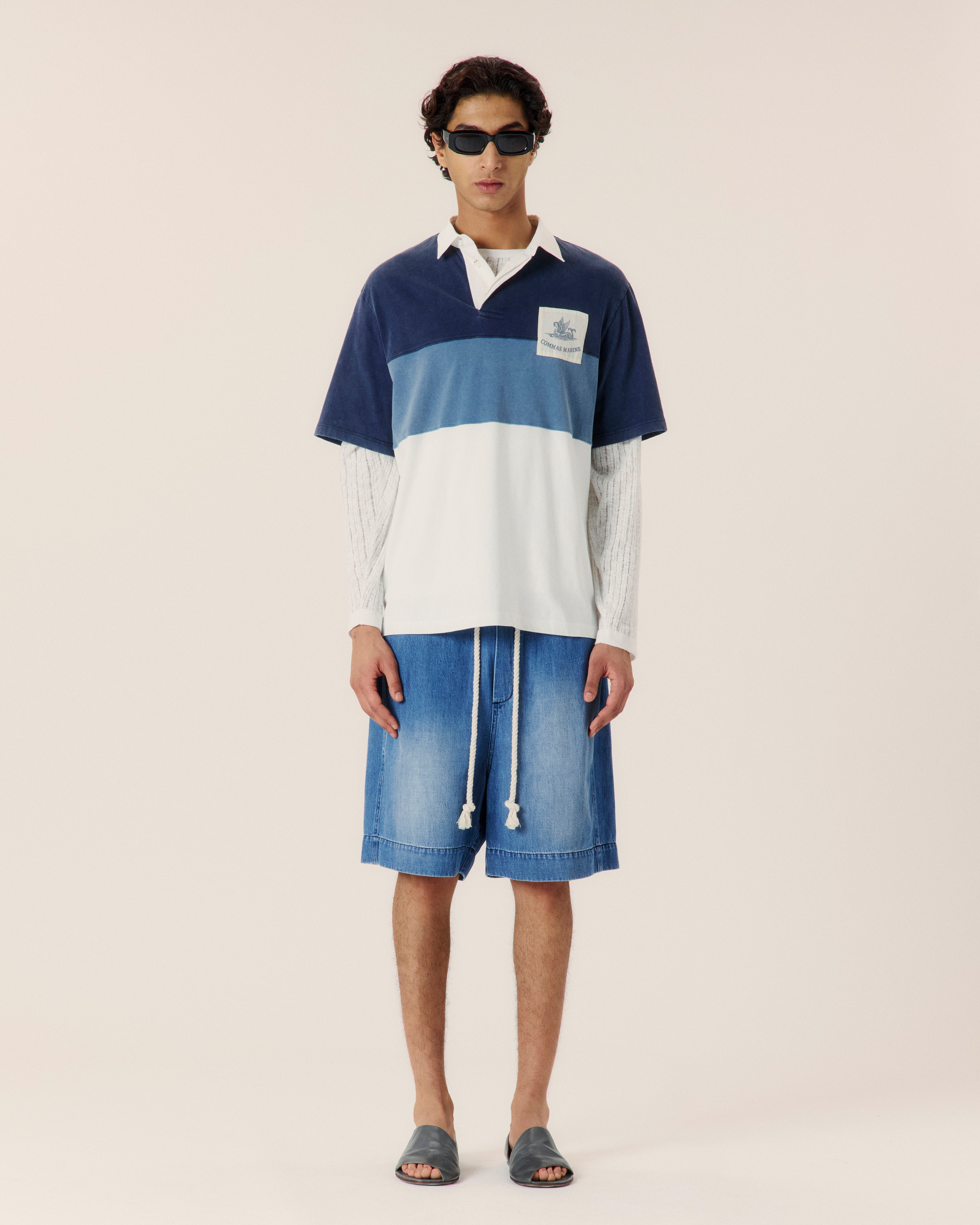Cotton Hemp Denim Short - COMMAS