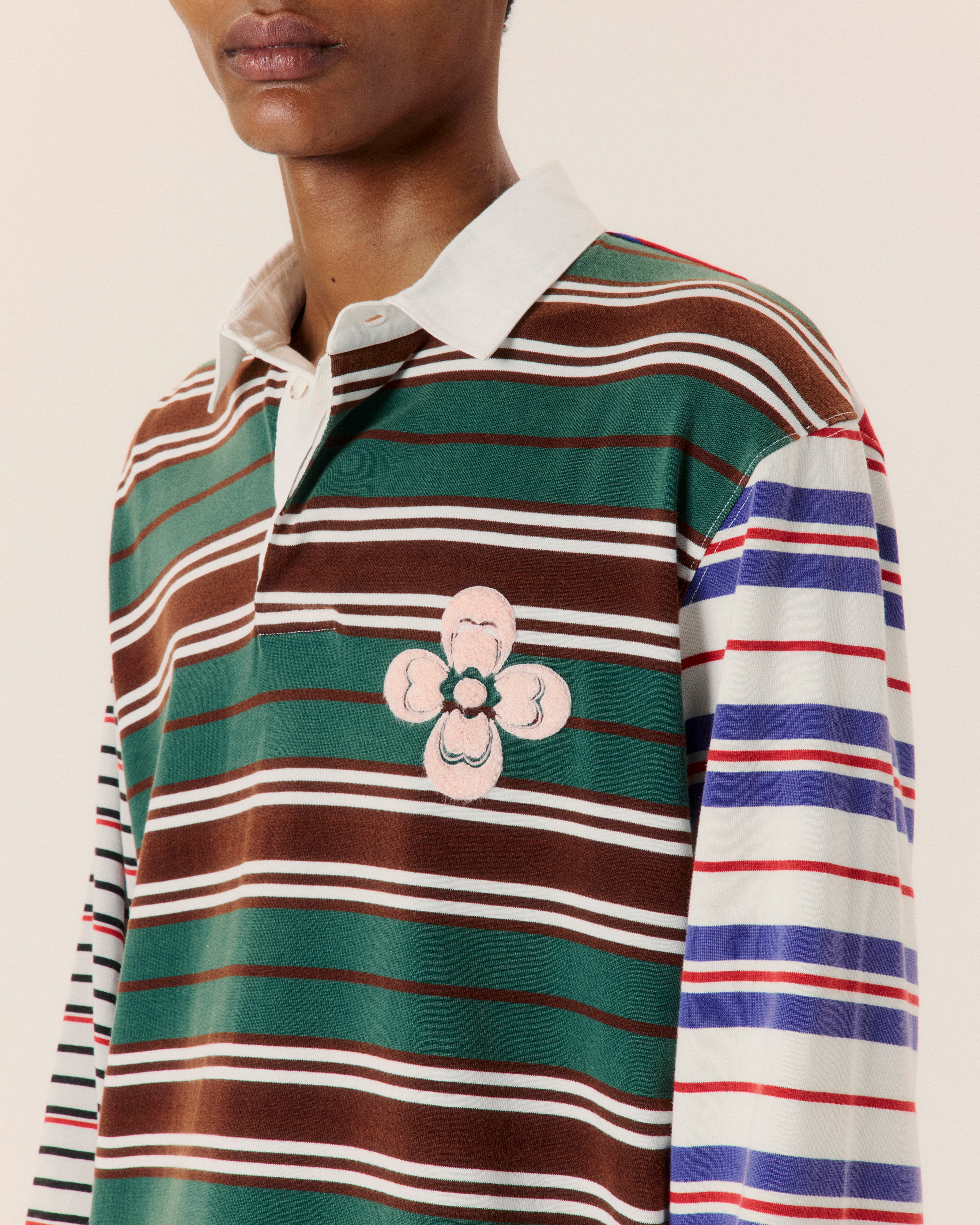 Embroidered Rugby Polo - COMMAS