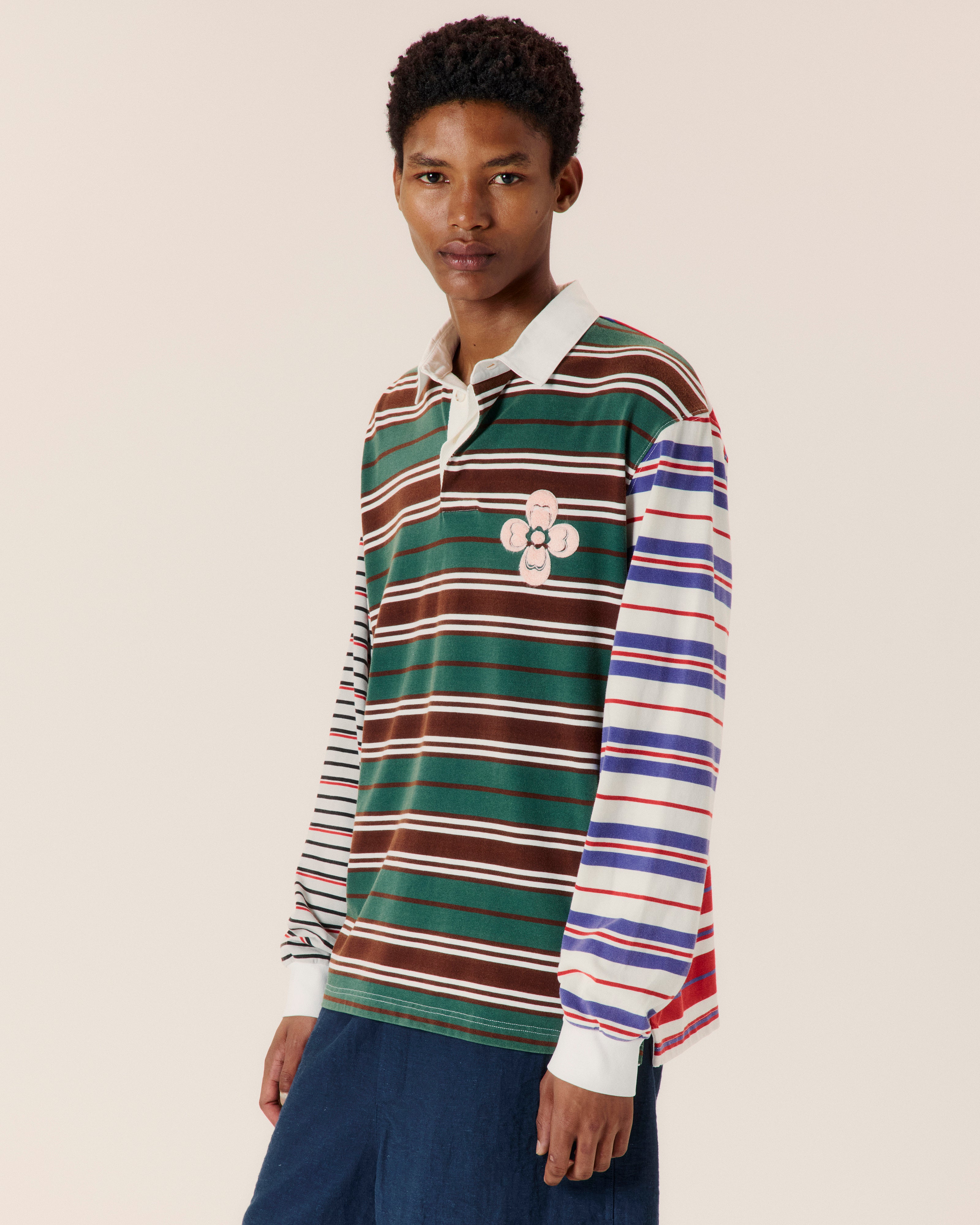 Embroidered Rugby Polo - COMMAS