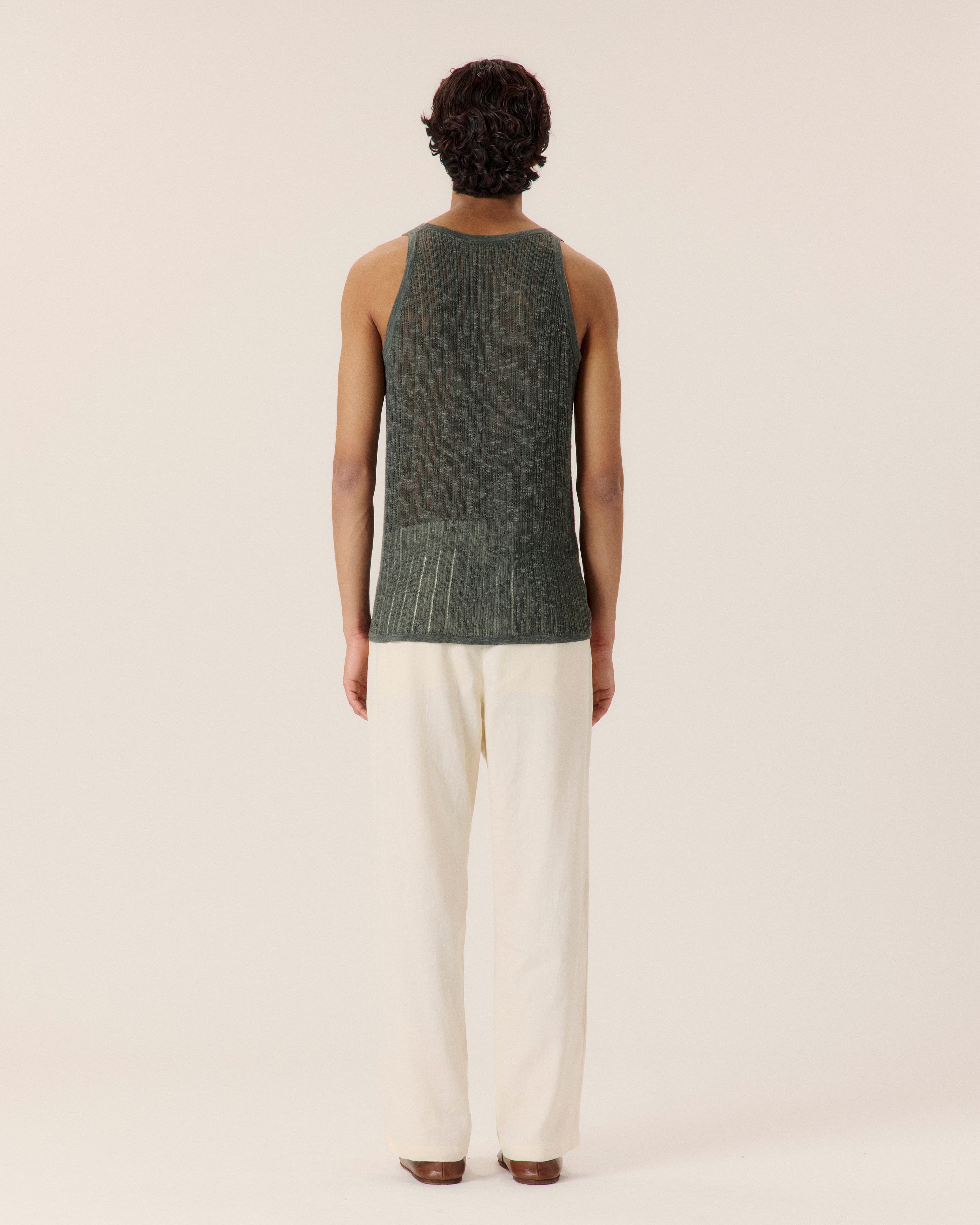 Pointelle Knit Tank - COMMAS
