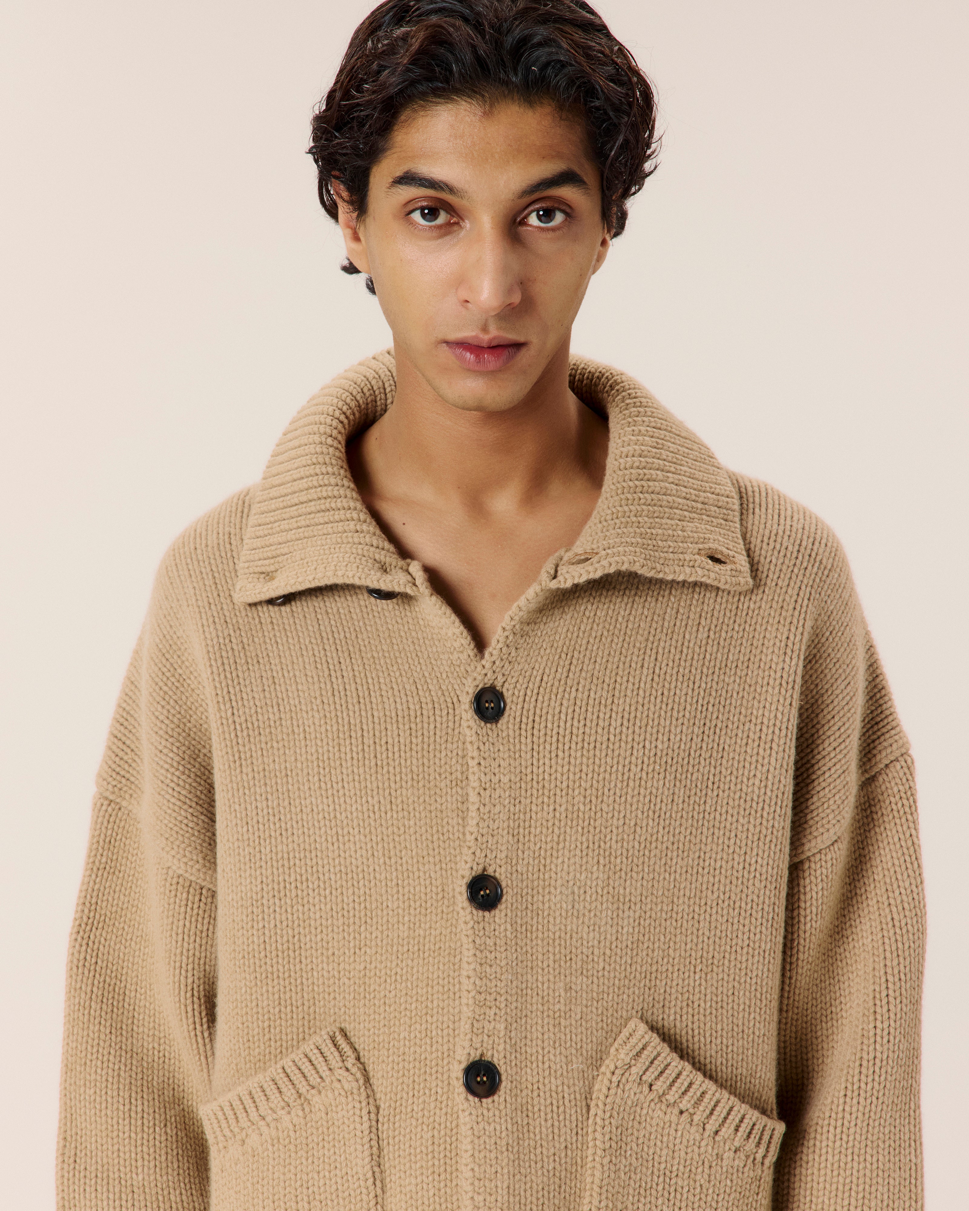 Fisherman Rib Cardigan - COMMAS