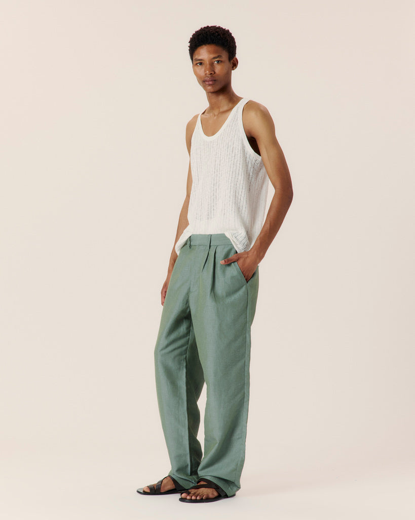 Pointelle Knit Tank - COMMAS