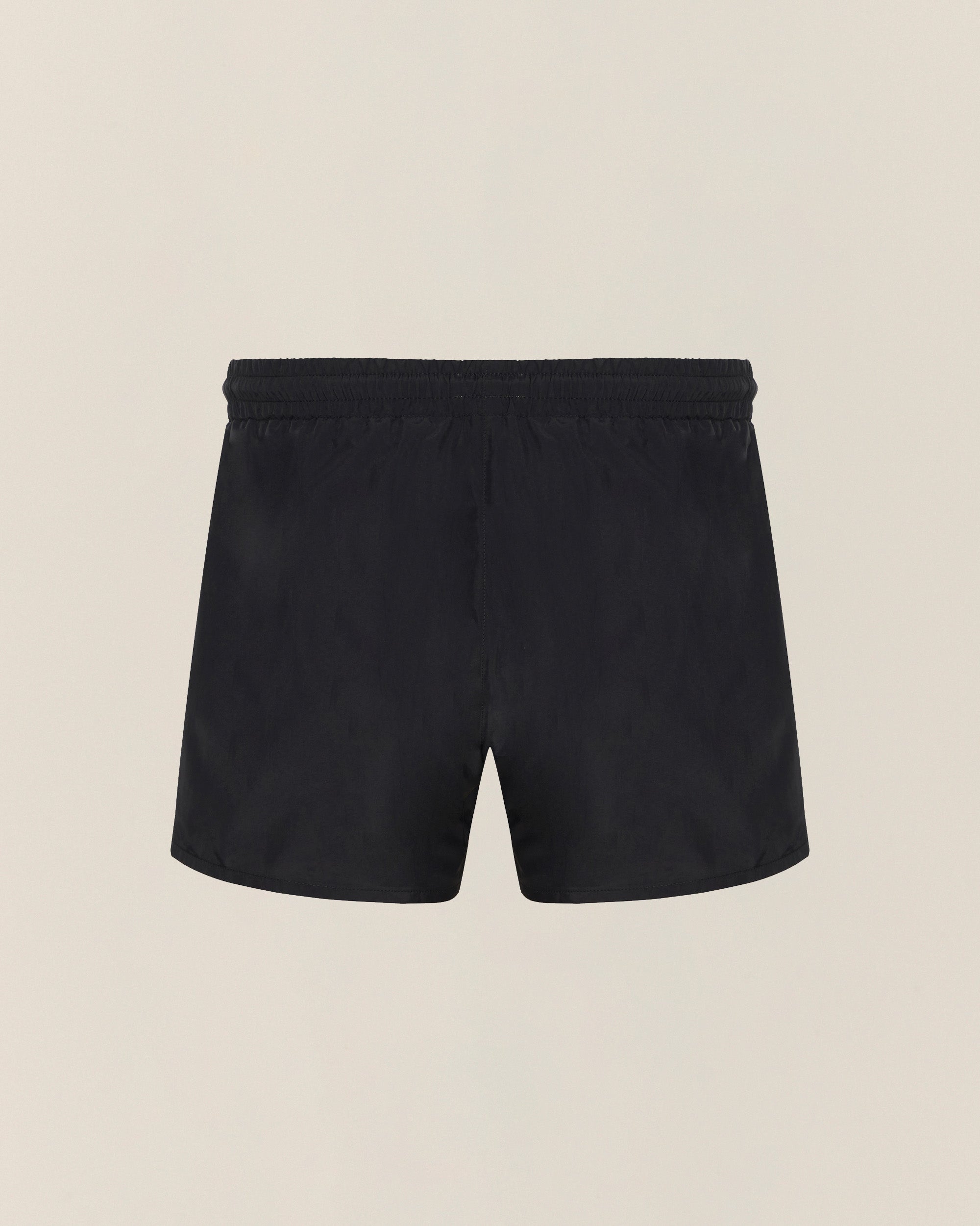 Black Short Length Swim Short - COMMAS