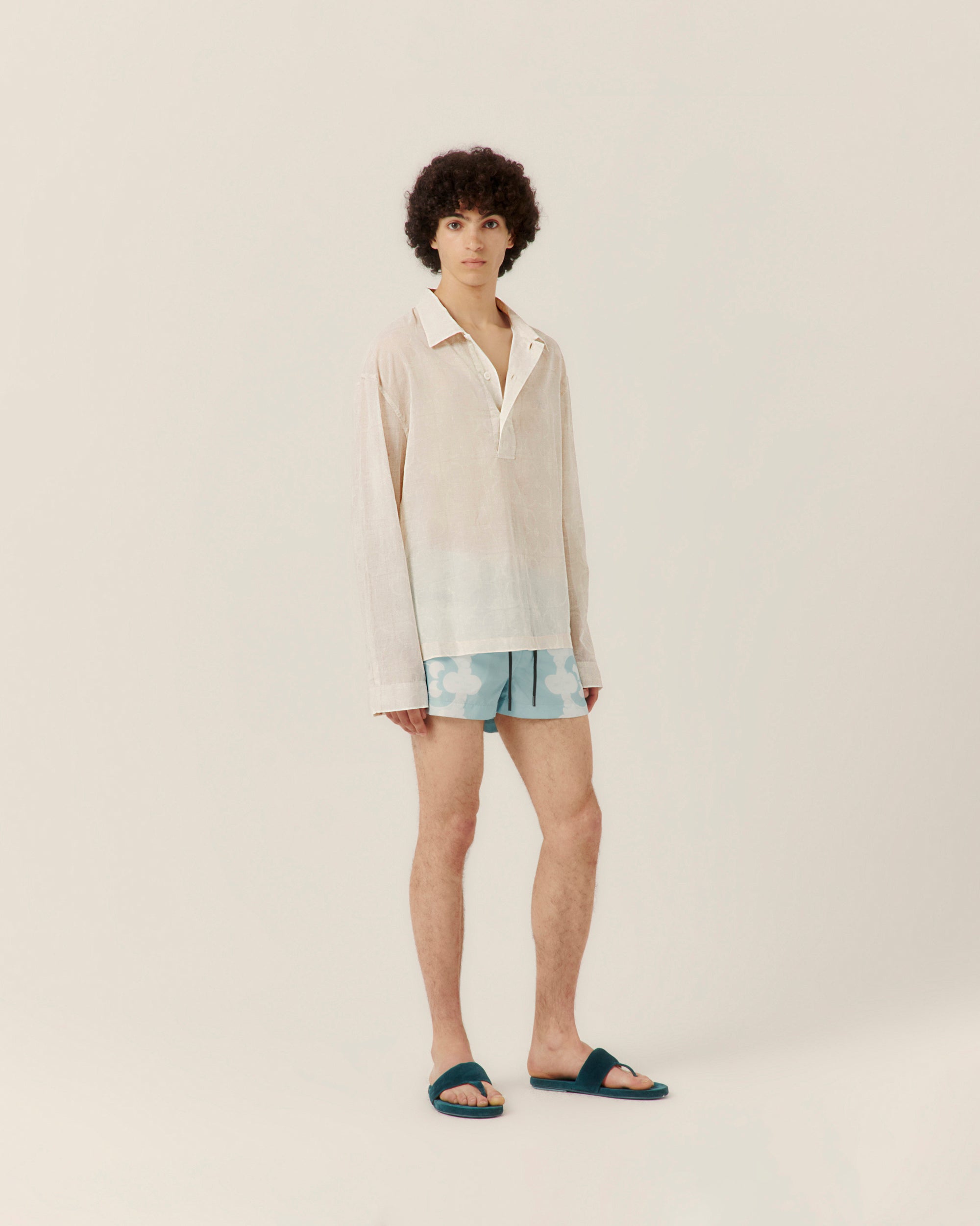 Paradise Floral Short Swim Short - COMMAS