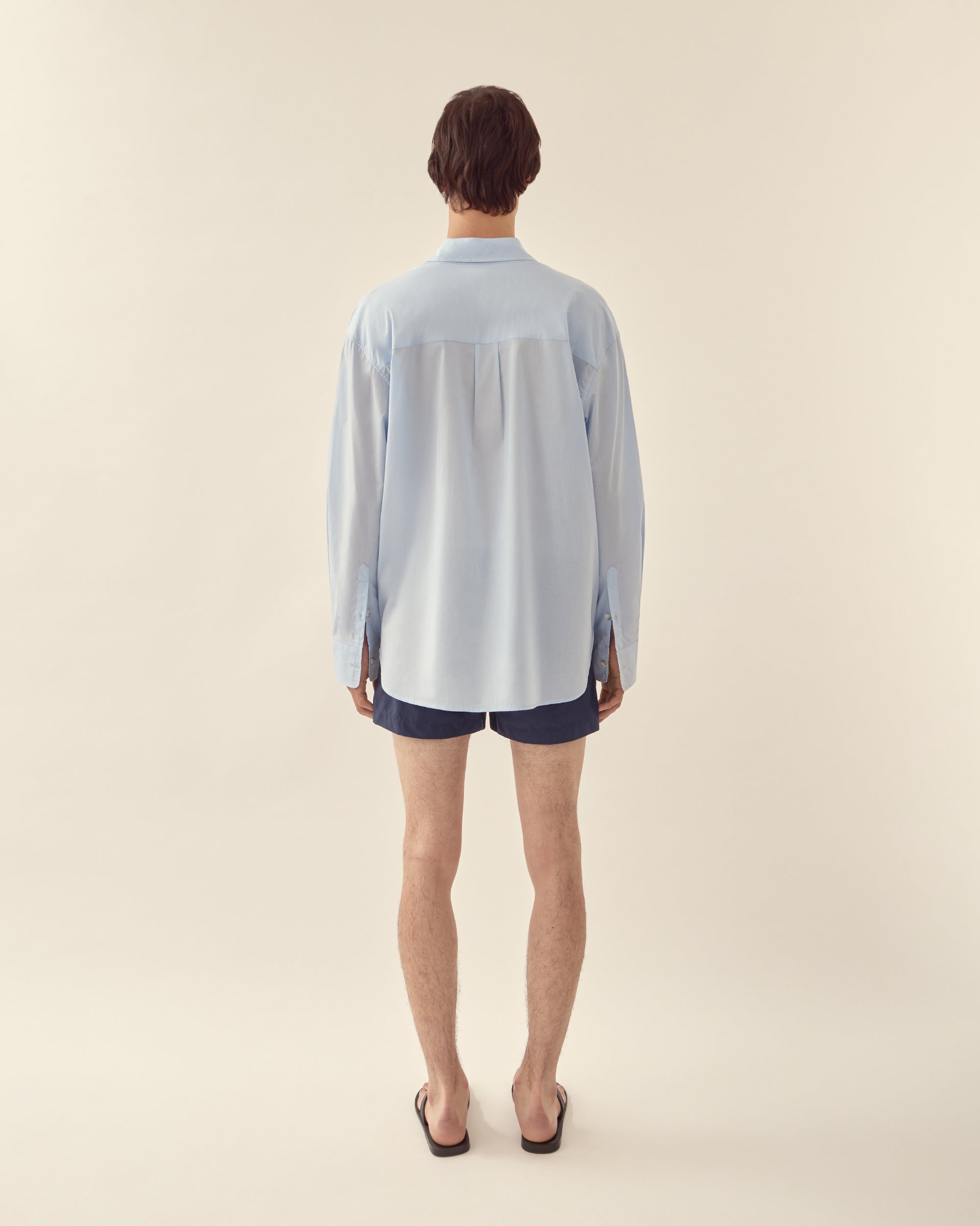 Cotton Voile Embroidered Shirt