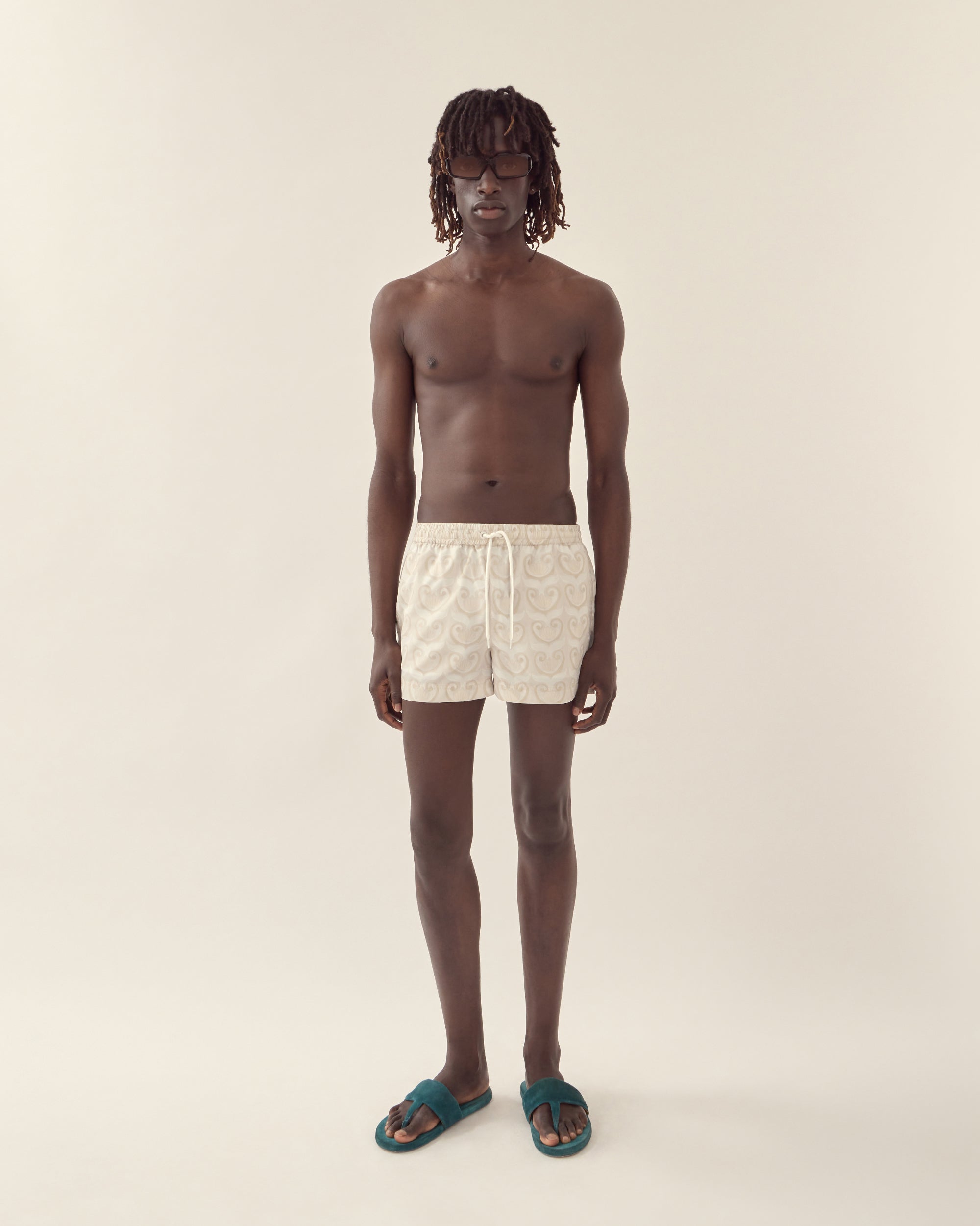 Painted Shell Print Short Swim Short