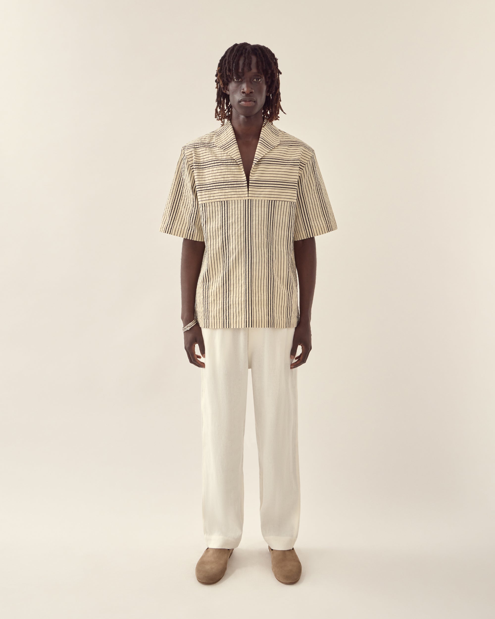 Rope Stripe Nautical Shirt