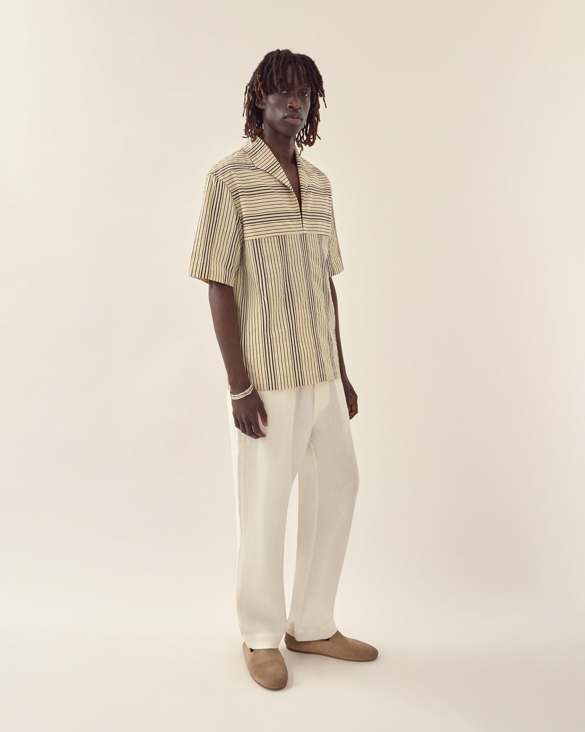 Rope Stripe Nautical Shirt