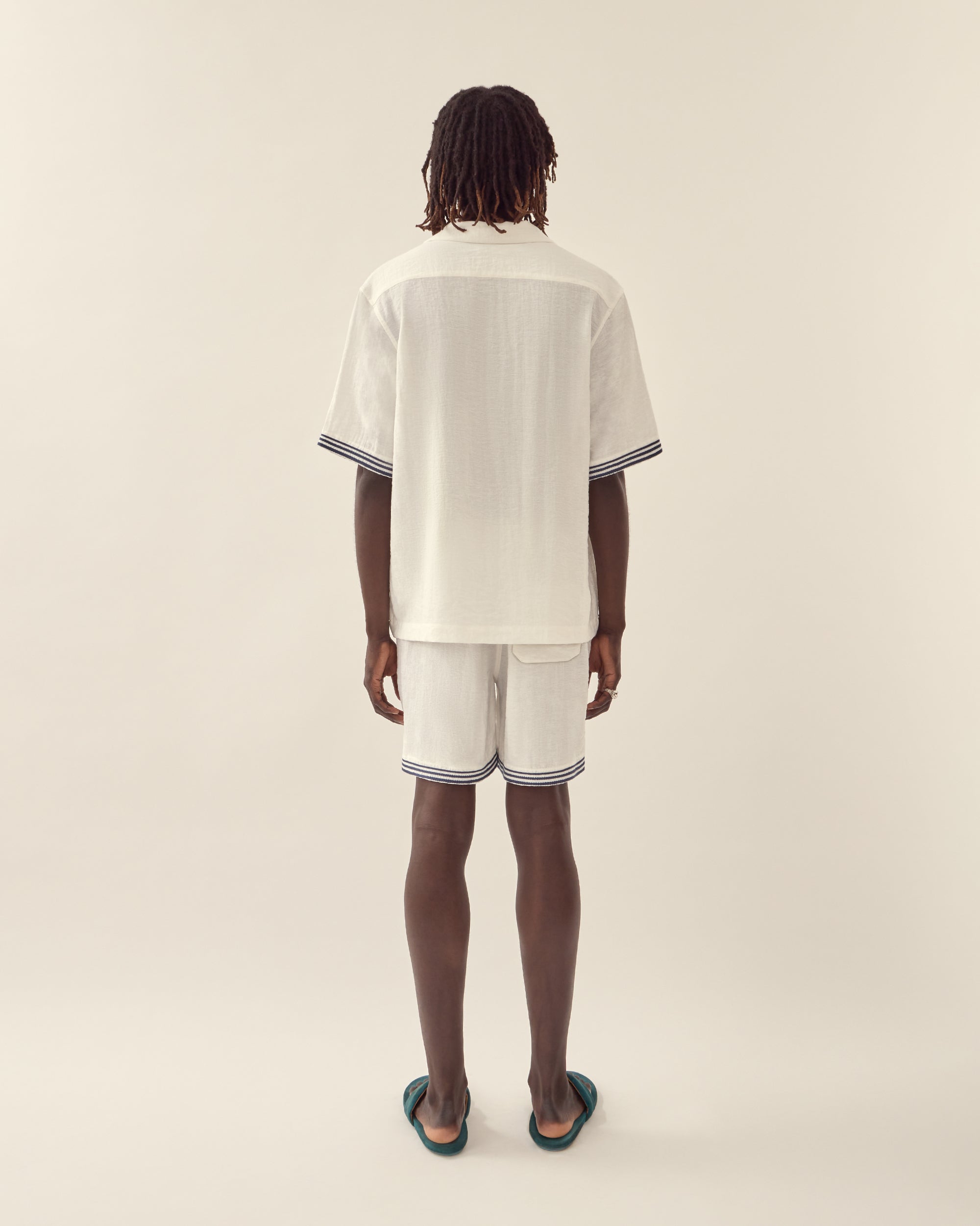 Rope Embroidery Short