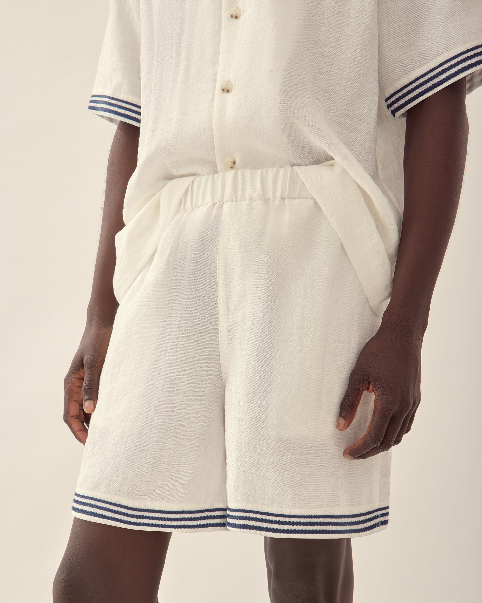 Rope Embroidery Short