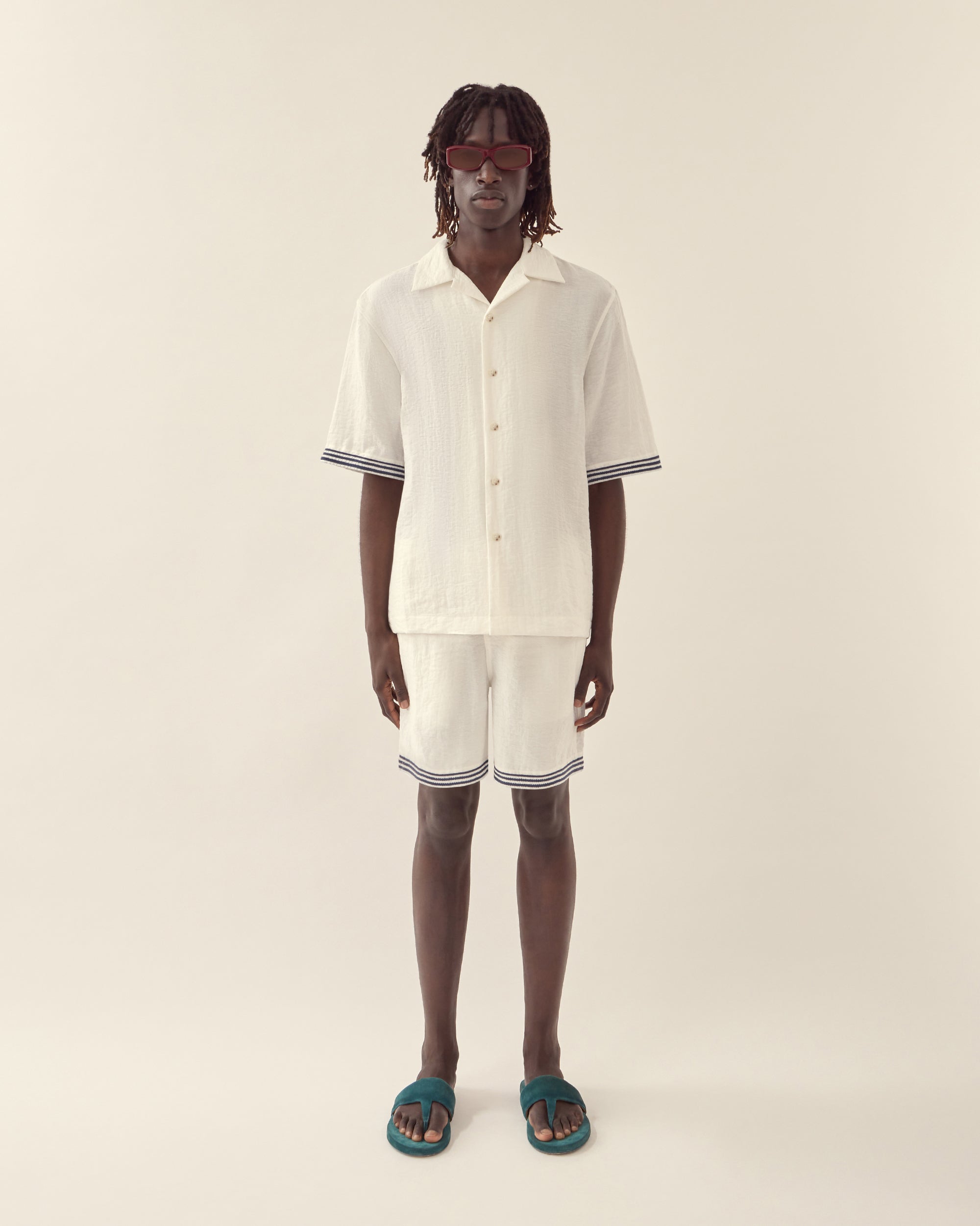 Rope Embroidery Short