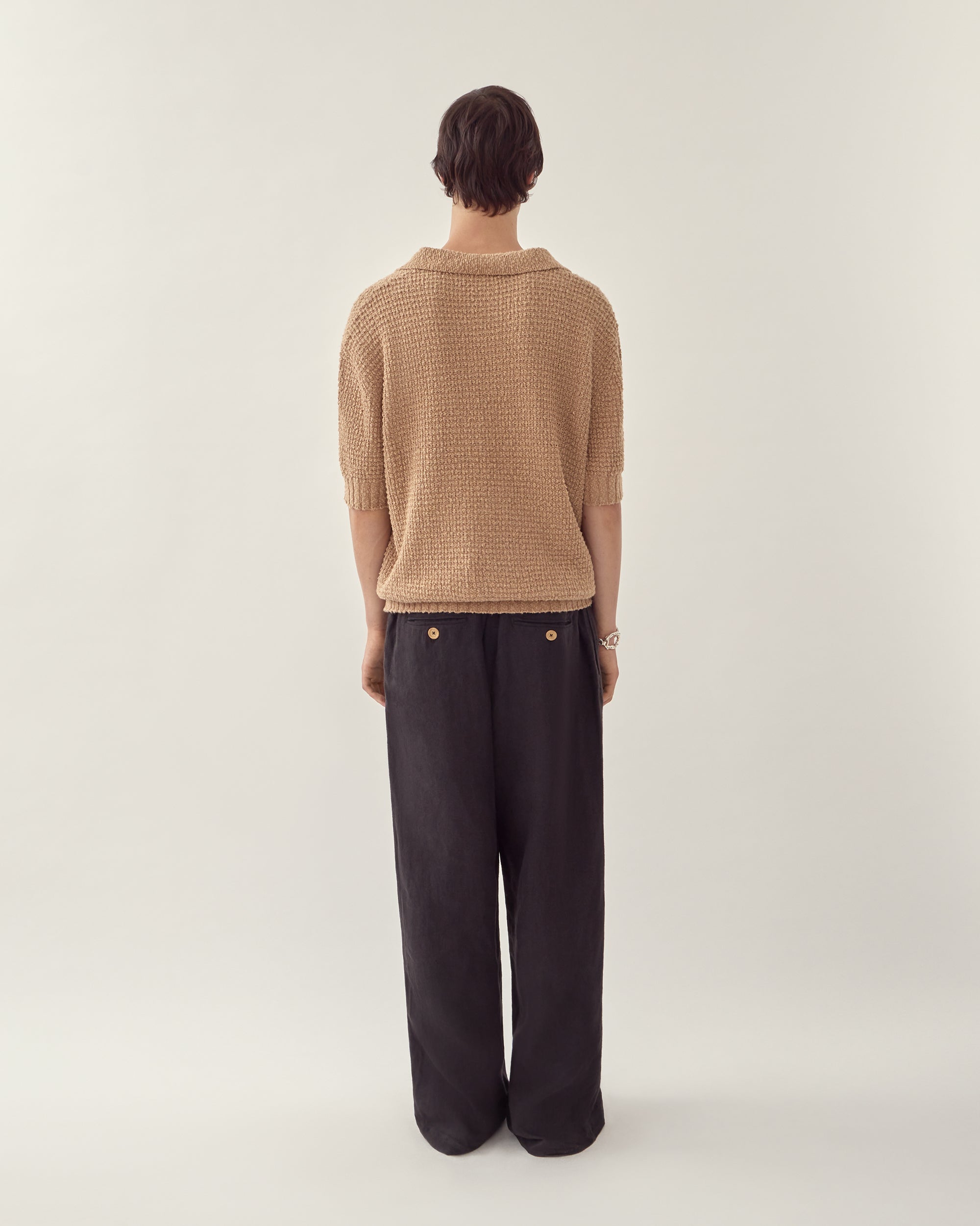 Wide Leg Linen Trousers