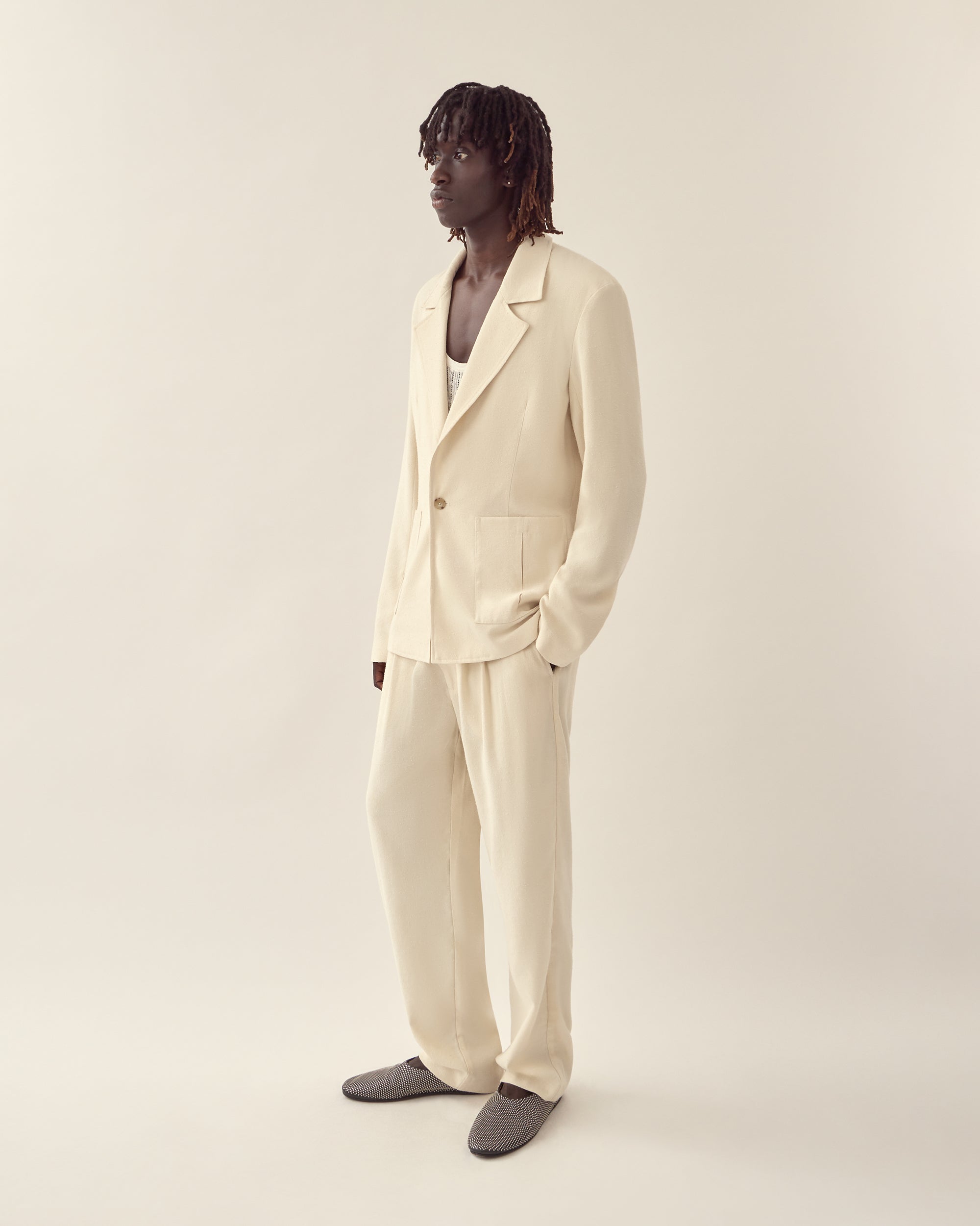 Textured Tailored Pant