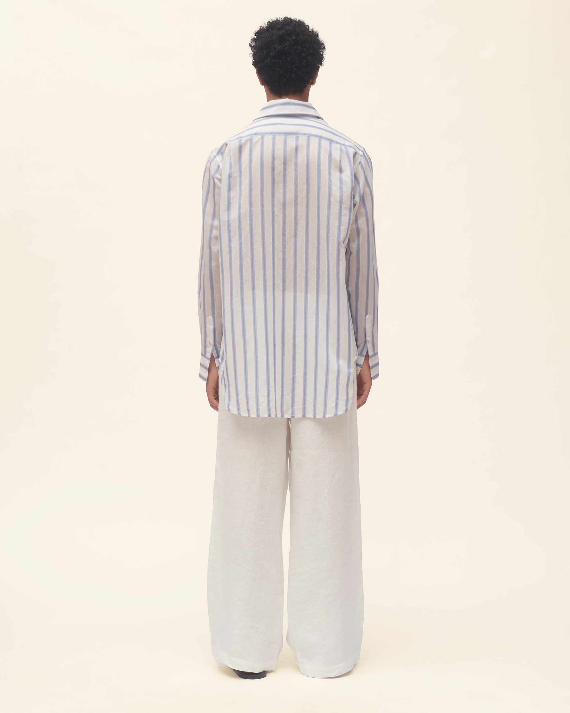 Wide Leg Linen Trousers