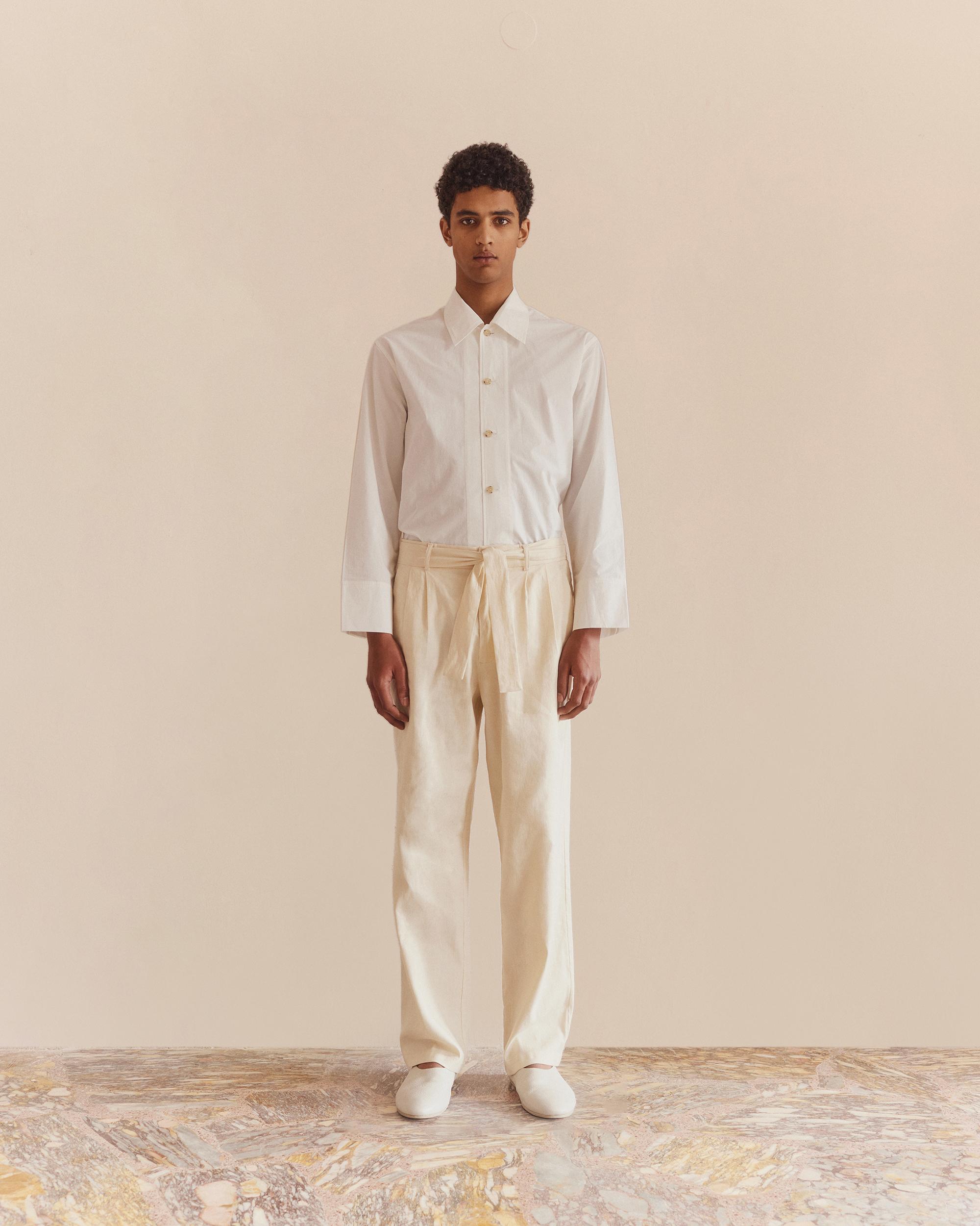 Tailored Trousers Cream
