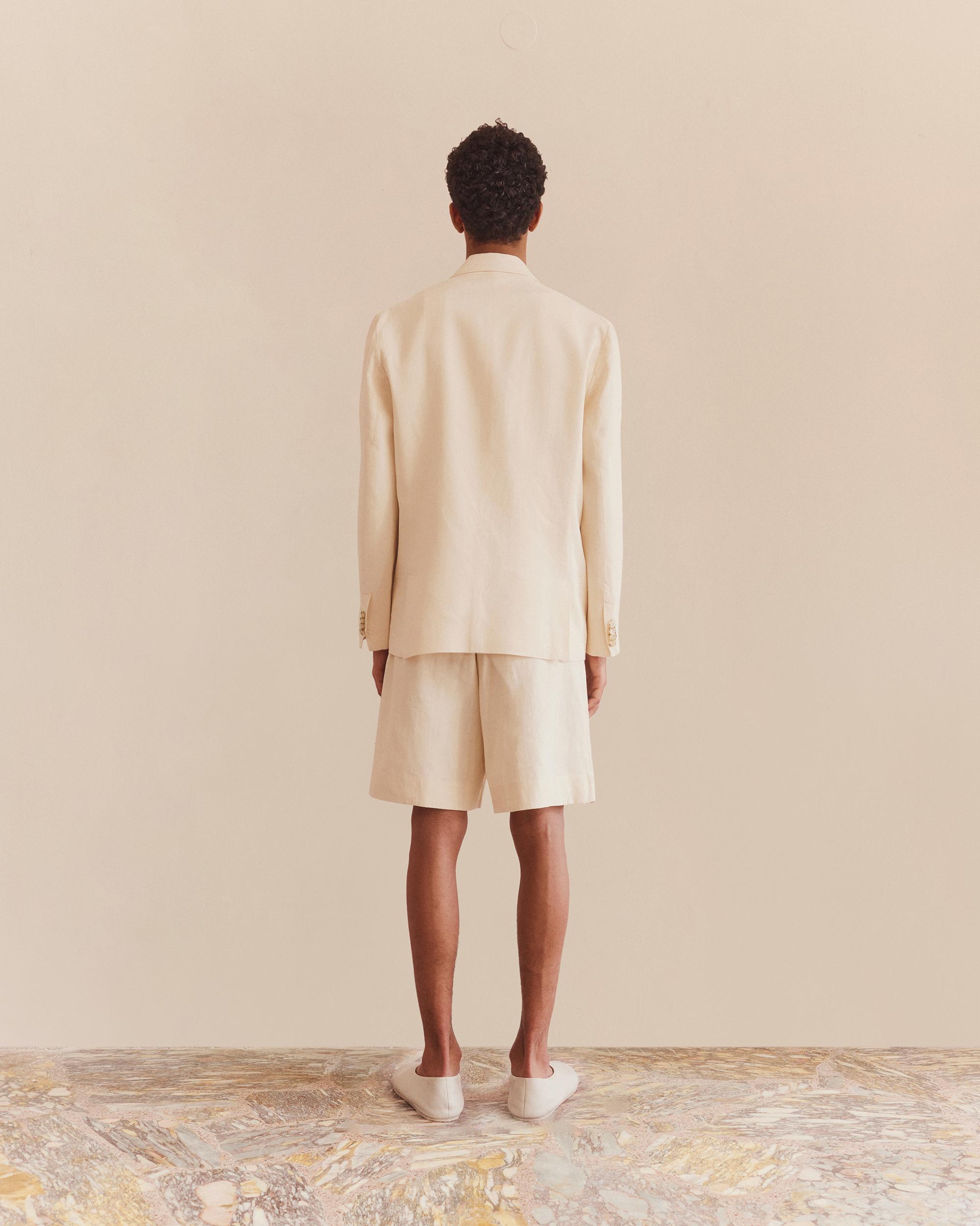 Double Breasted Jacket Cream