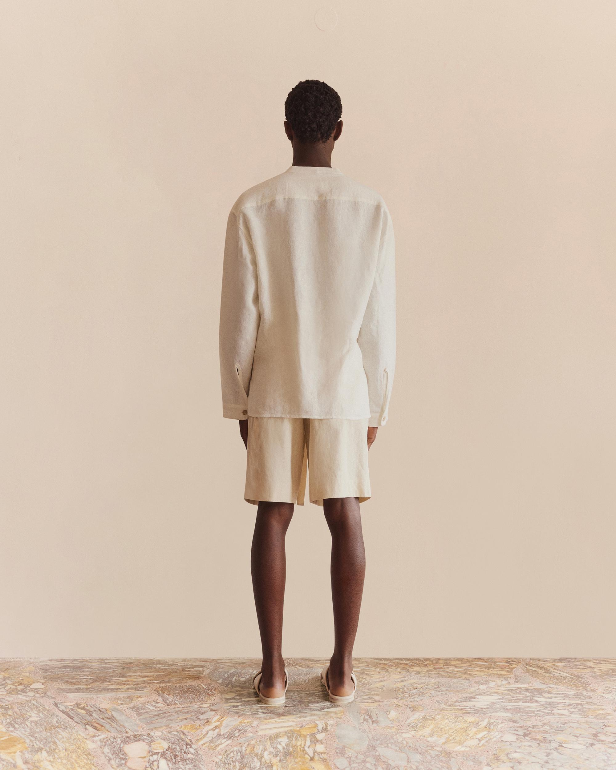 Linen Popover Shirt - COMMAS