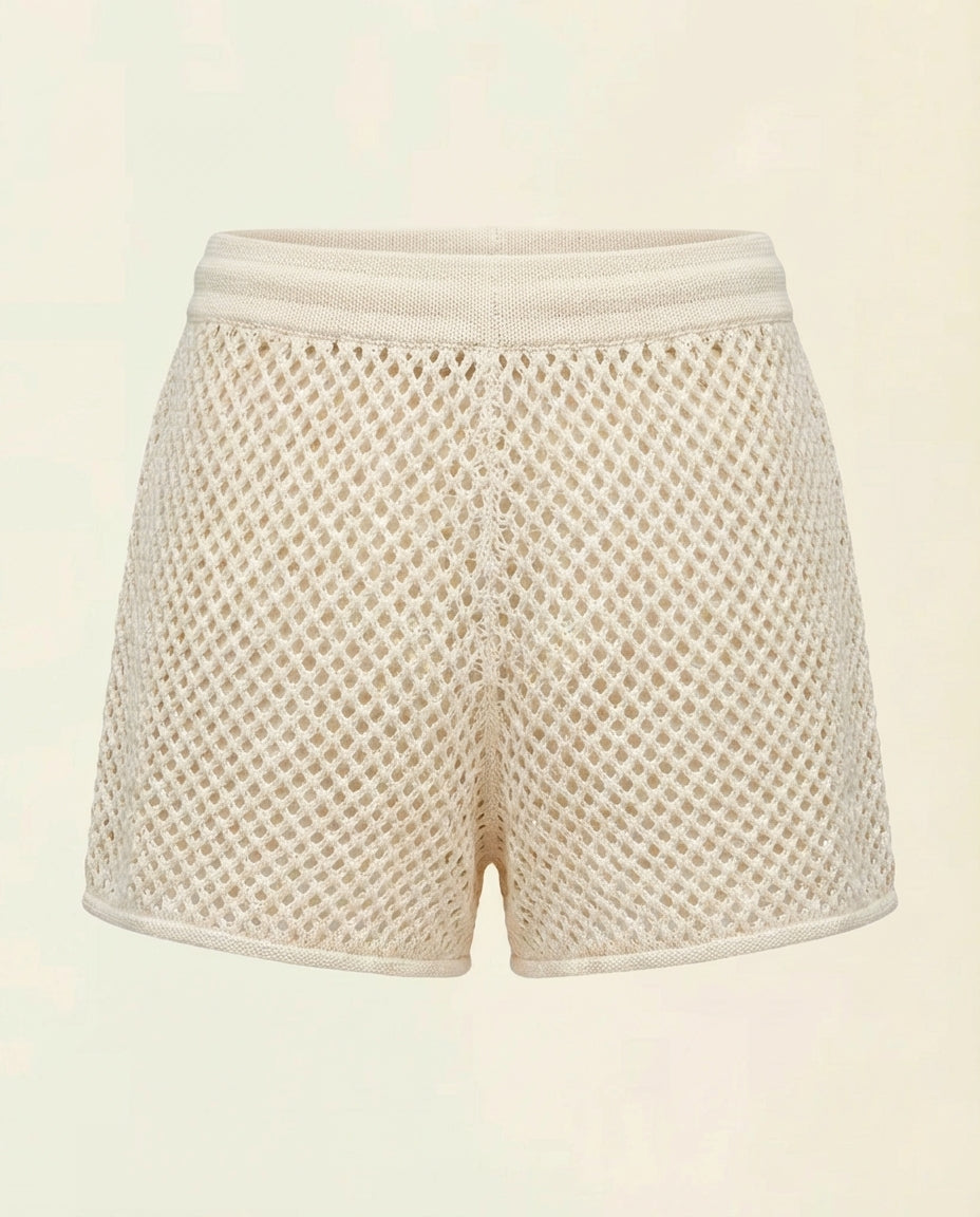 Off-White Open Knit Short - COMMAS 
