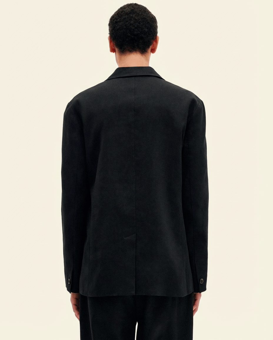 Black Single Breasted Jacket - COMMAS 