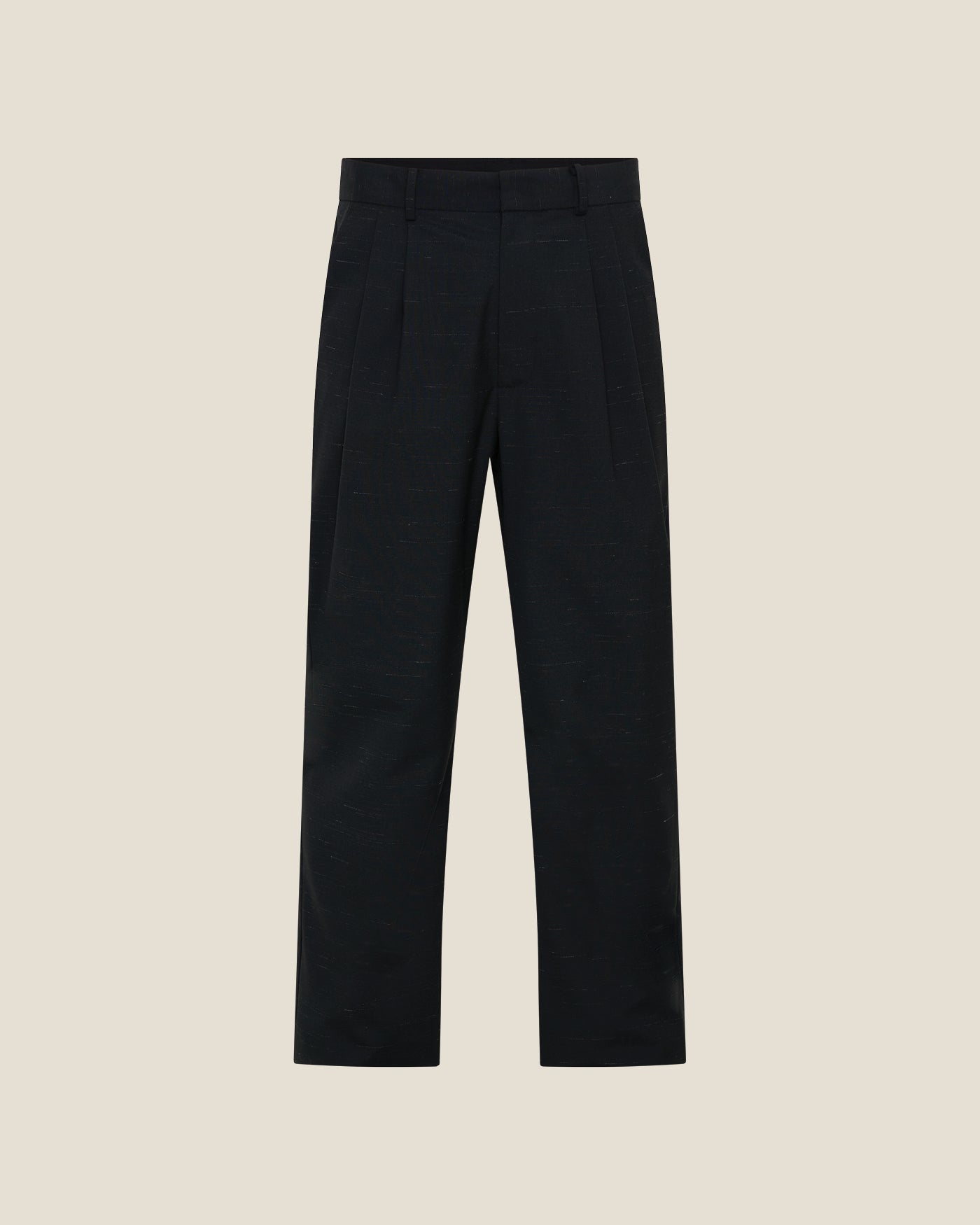 Heathered Straight Leg Tailored Trouser