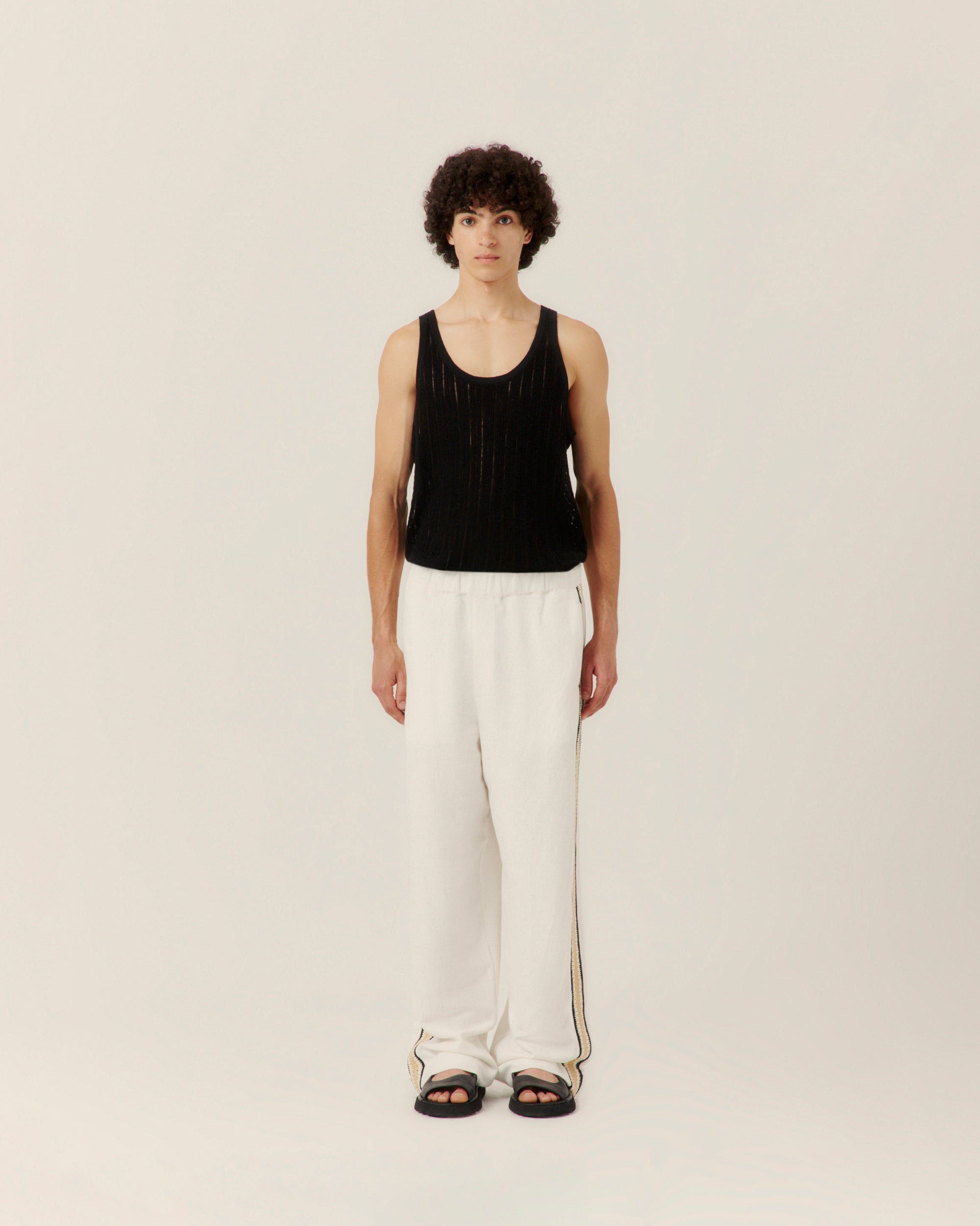 Pointelle Knit Tank