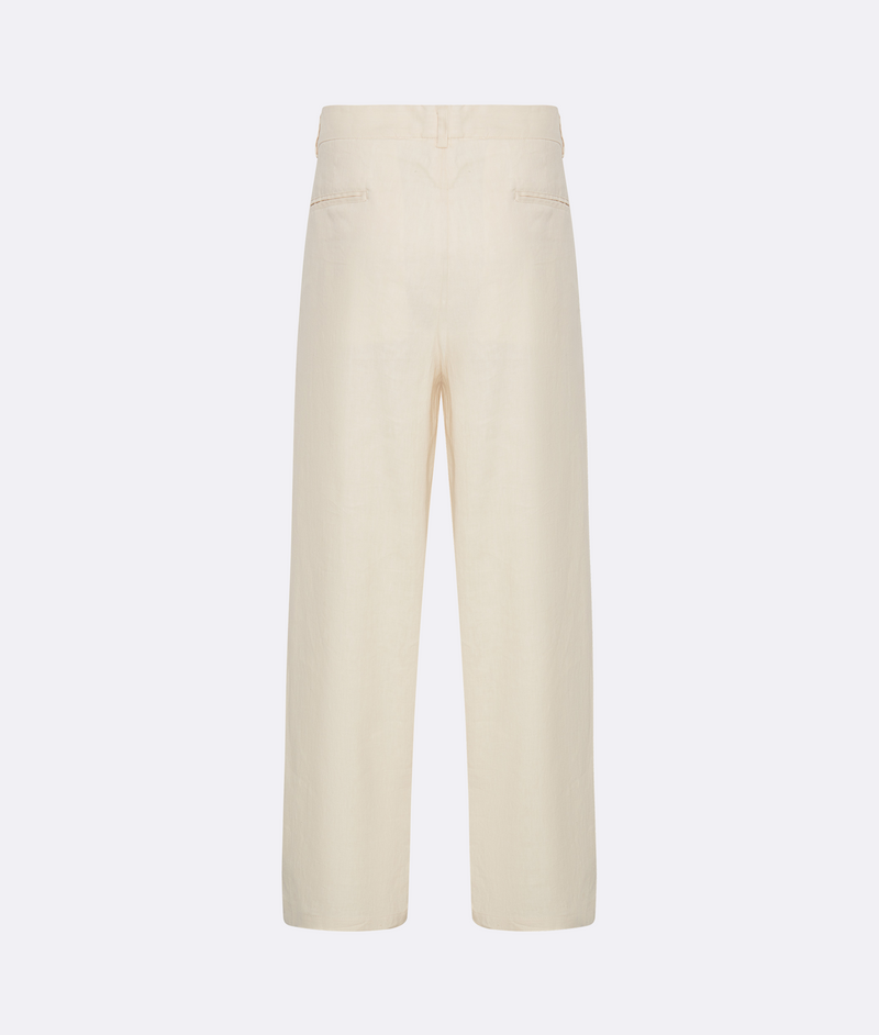 Cream Tailored Trousers - COMMAS 