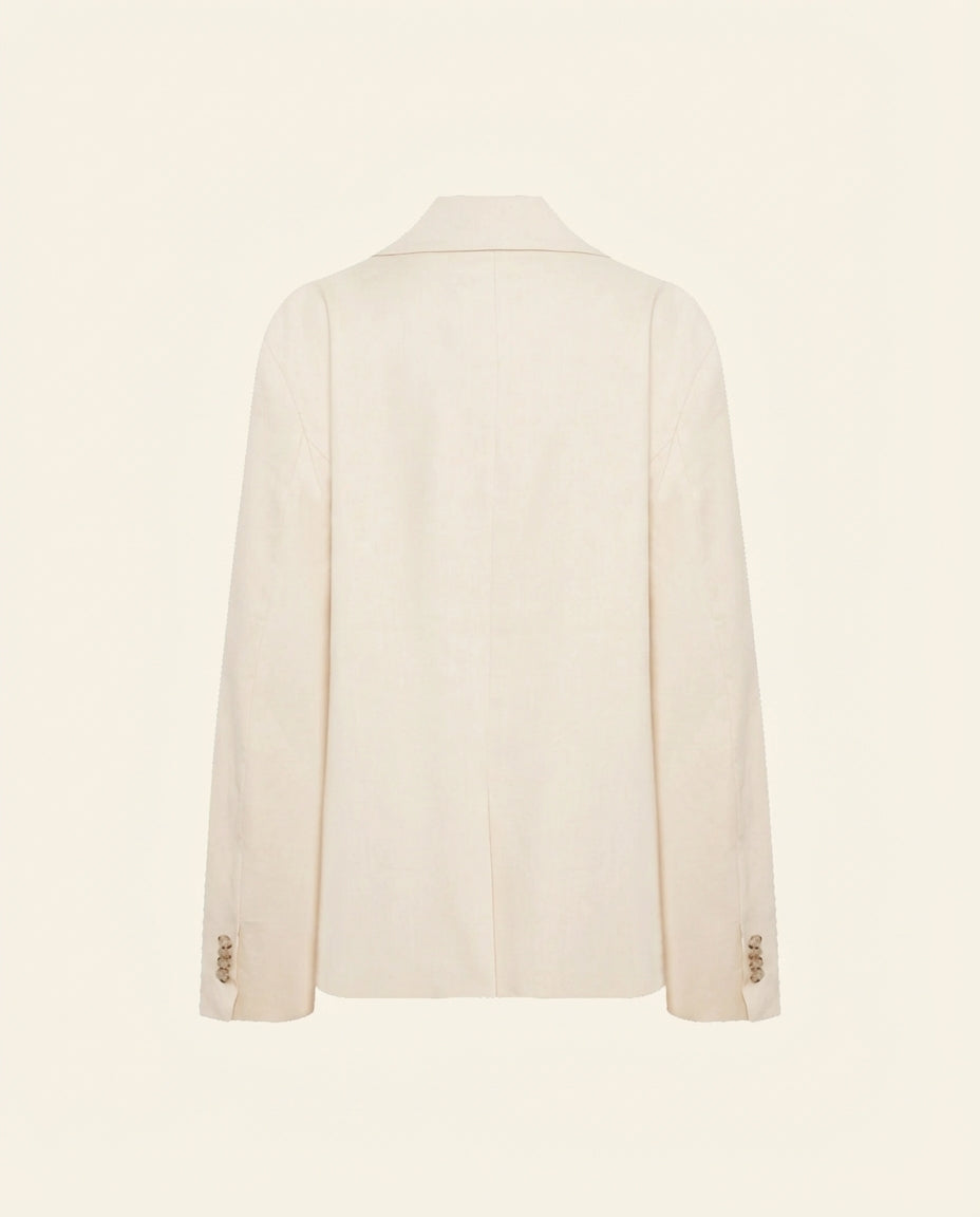 Cream Classic Jacket - COMMAS 