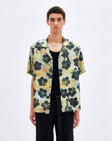 Dusk Floral Camp Collar Silk Shirt - COMMAS 