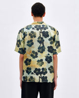 Dusk Floral Camp Collar Silk Shirt - COMMAS 