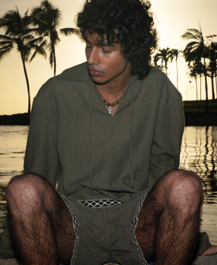 Resort Front Tie Shirt - COMMAS 