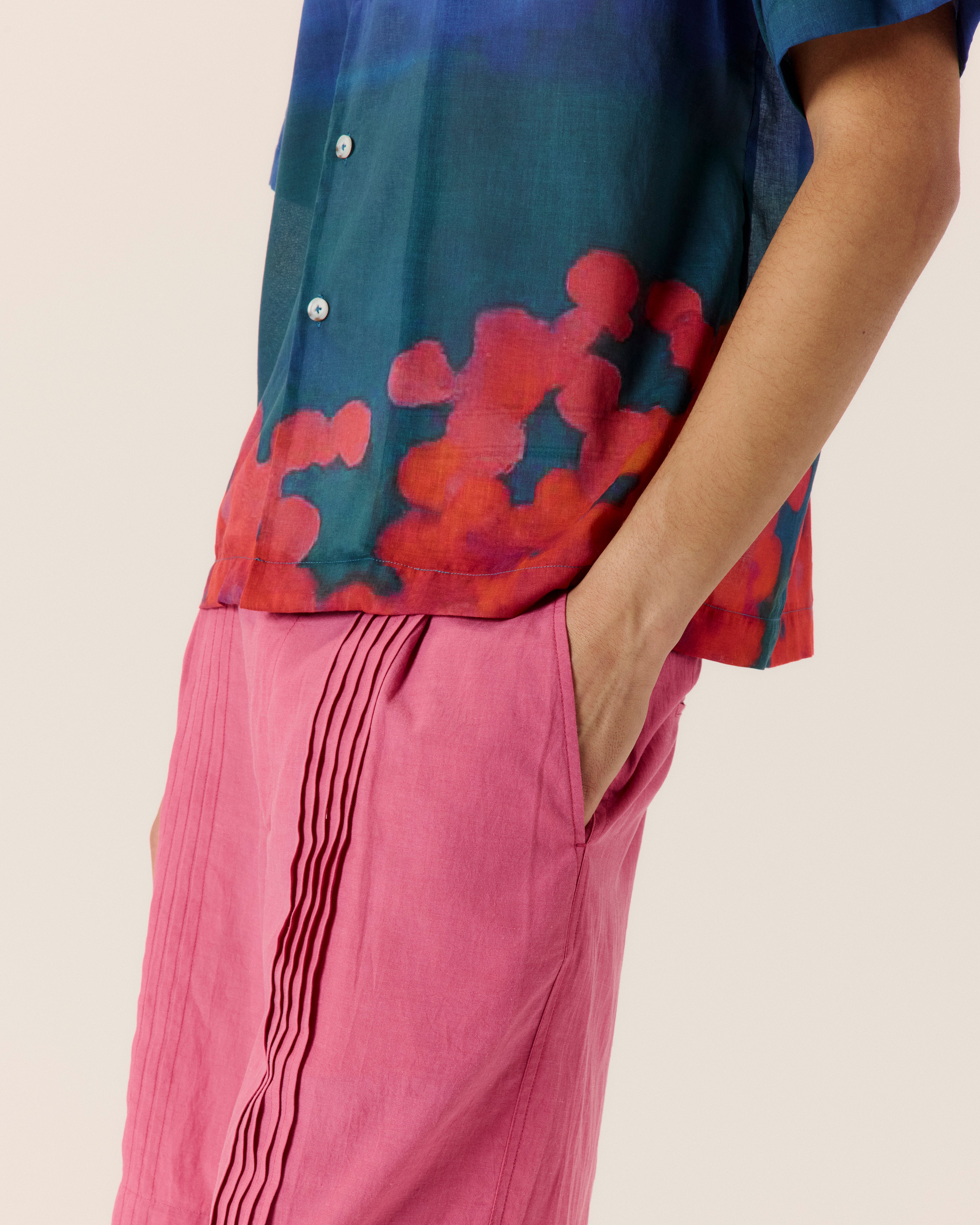Midnight Horizon Camp Collar Shirt - COMMAS