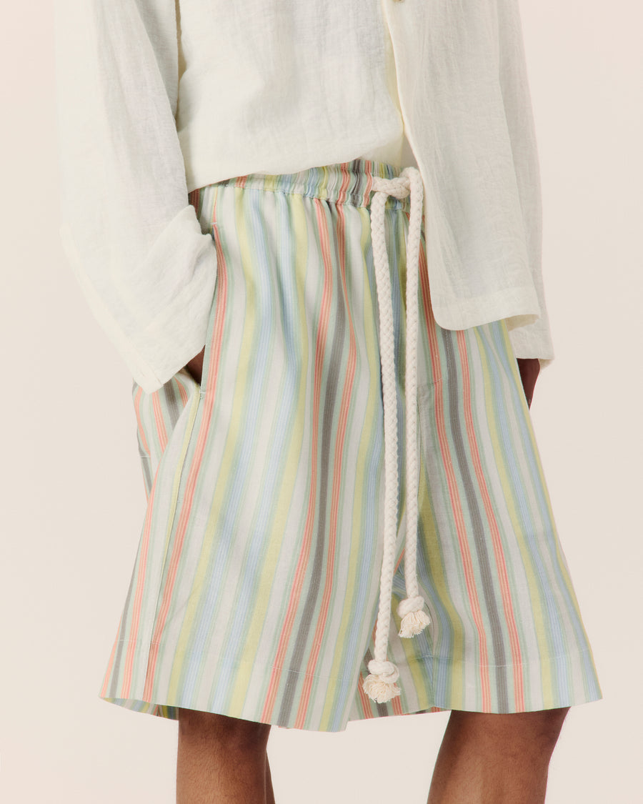 Sereno Stripe Relaxed Short