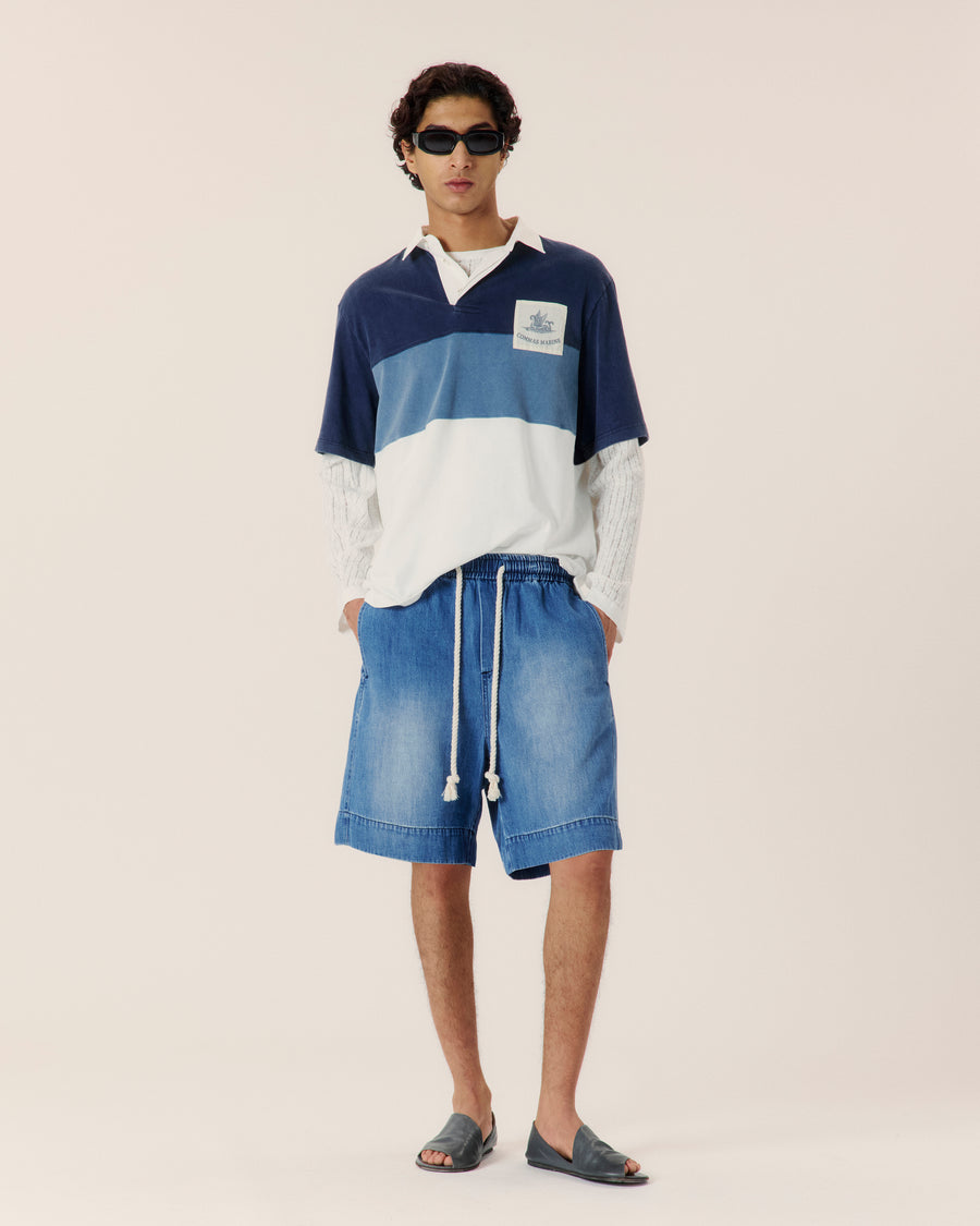 Cotton Hemp Denim Short