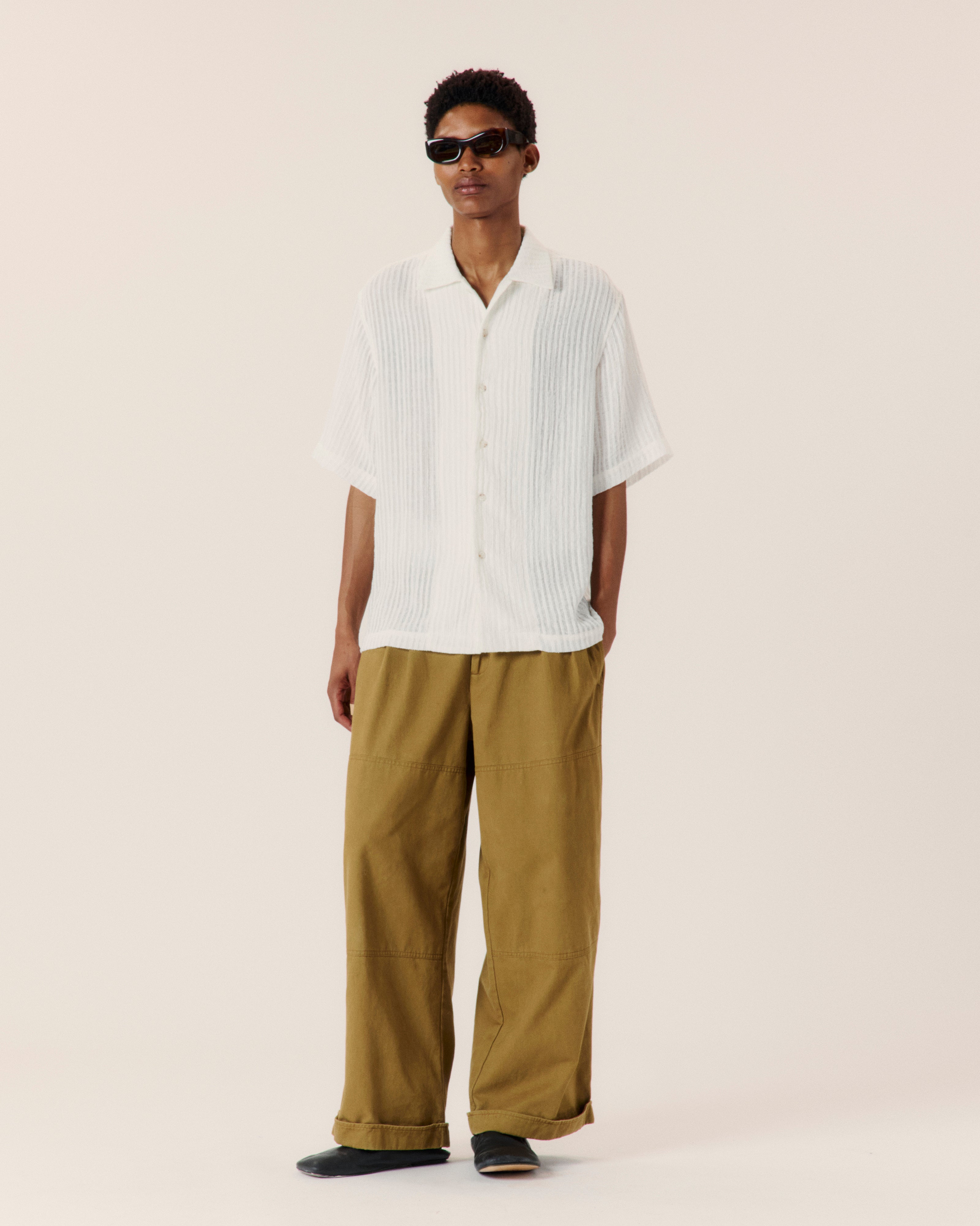 ★未着用★L'Appartement Stripe Sheer Shirt 新品 ☆LAppartement Sheer Stripe Shirt L´Appartement Stripe Sheer