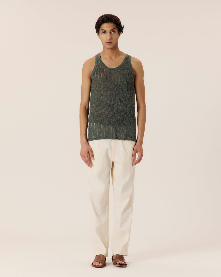 Pointelle Knit Tank