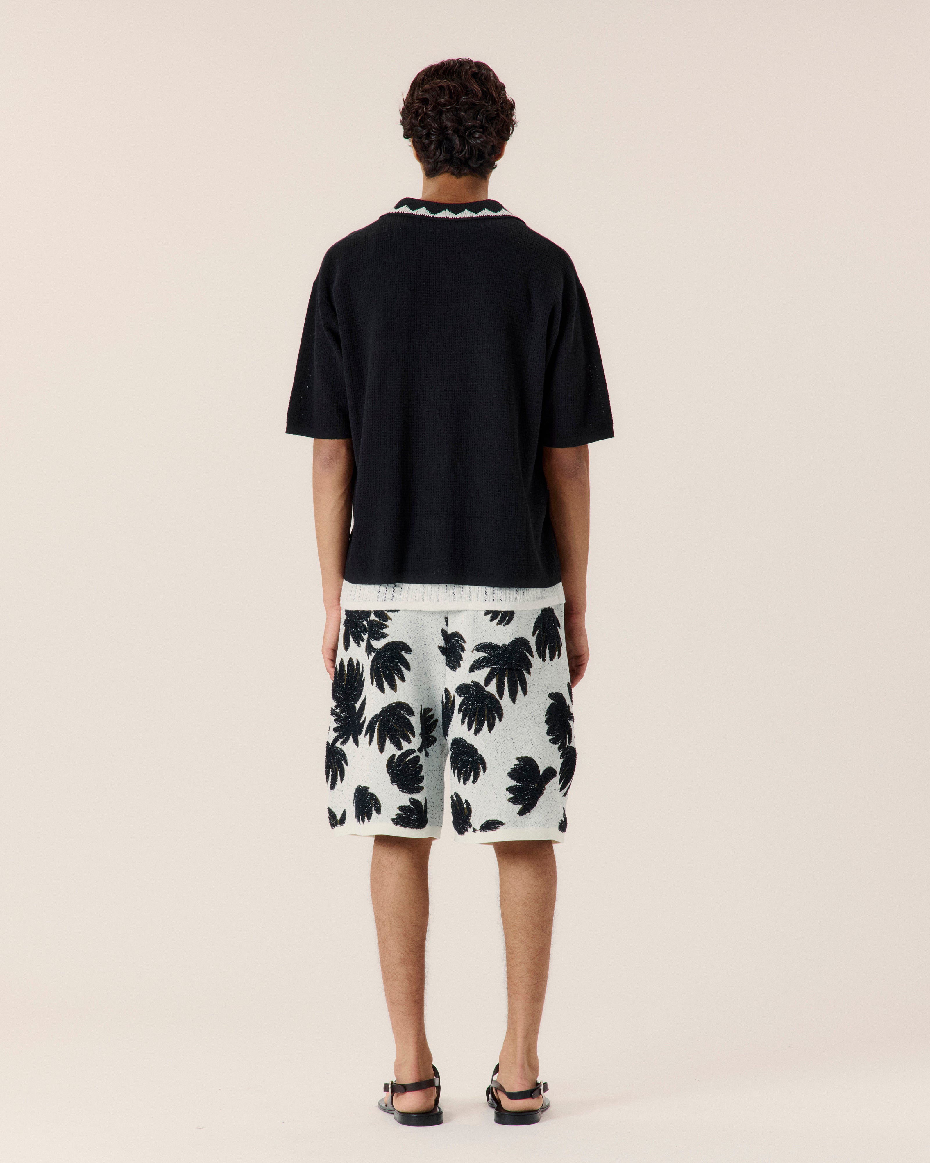 Palm Jacquard Short - COMMAS